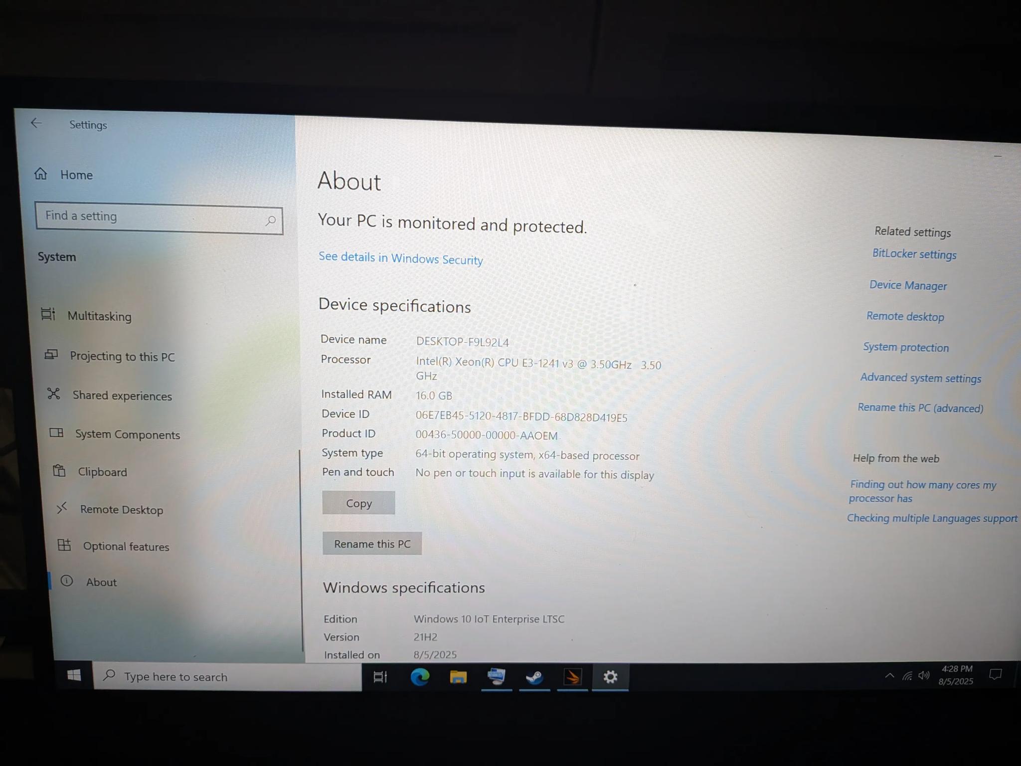 Budget GAMING PC | Intel Xeon (Like I7)| Nvidia GTX 980 4gb| 16GB RAM| Windows 10 LTSOC-iot|