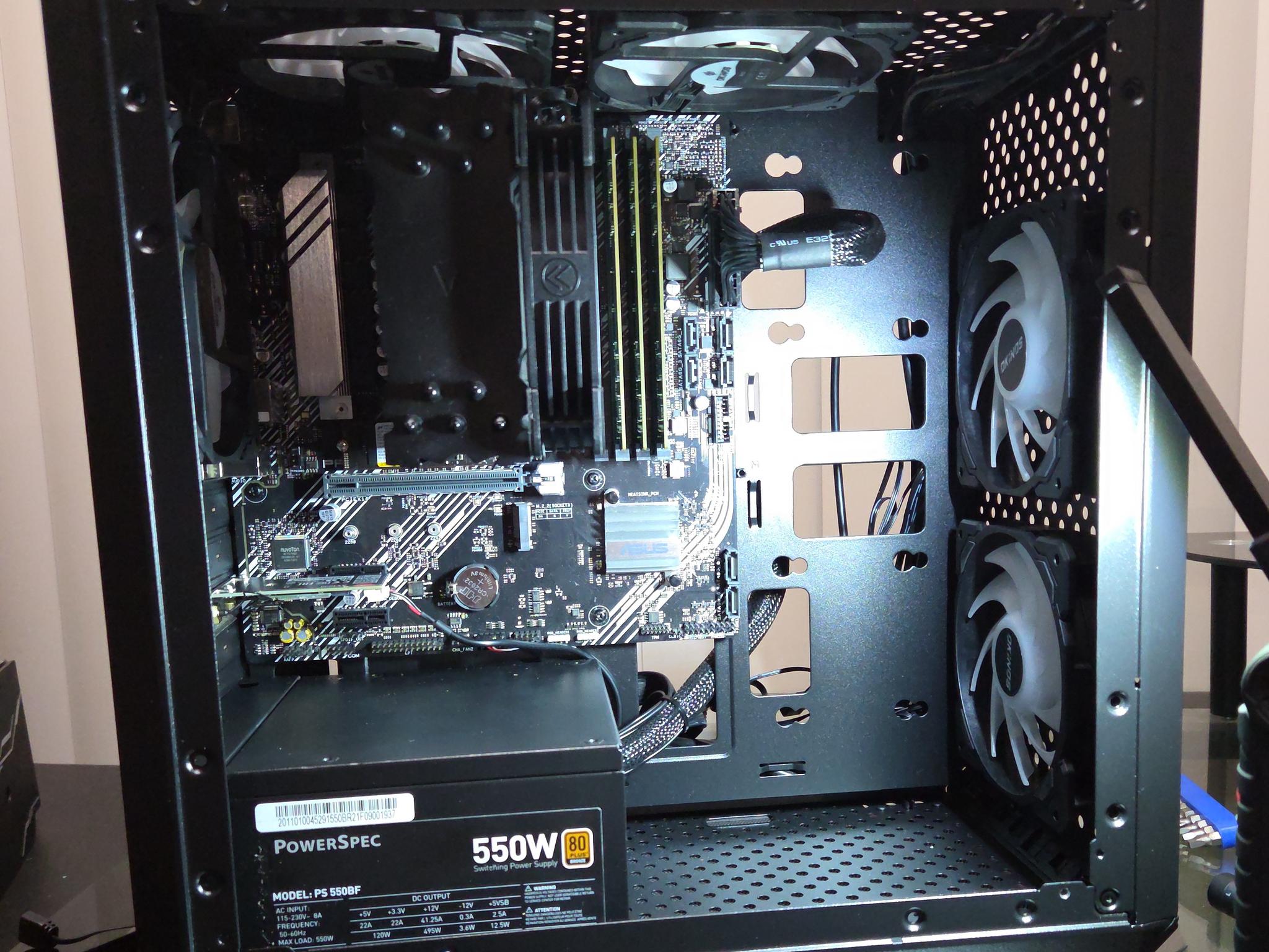 Black RGB Gaming PC - GTX 1660 Super | i5-10400F | 16GB RAM | NVMe SSD