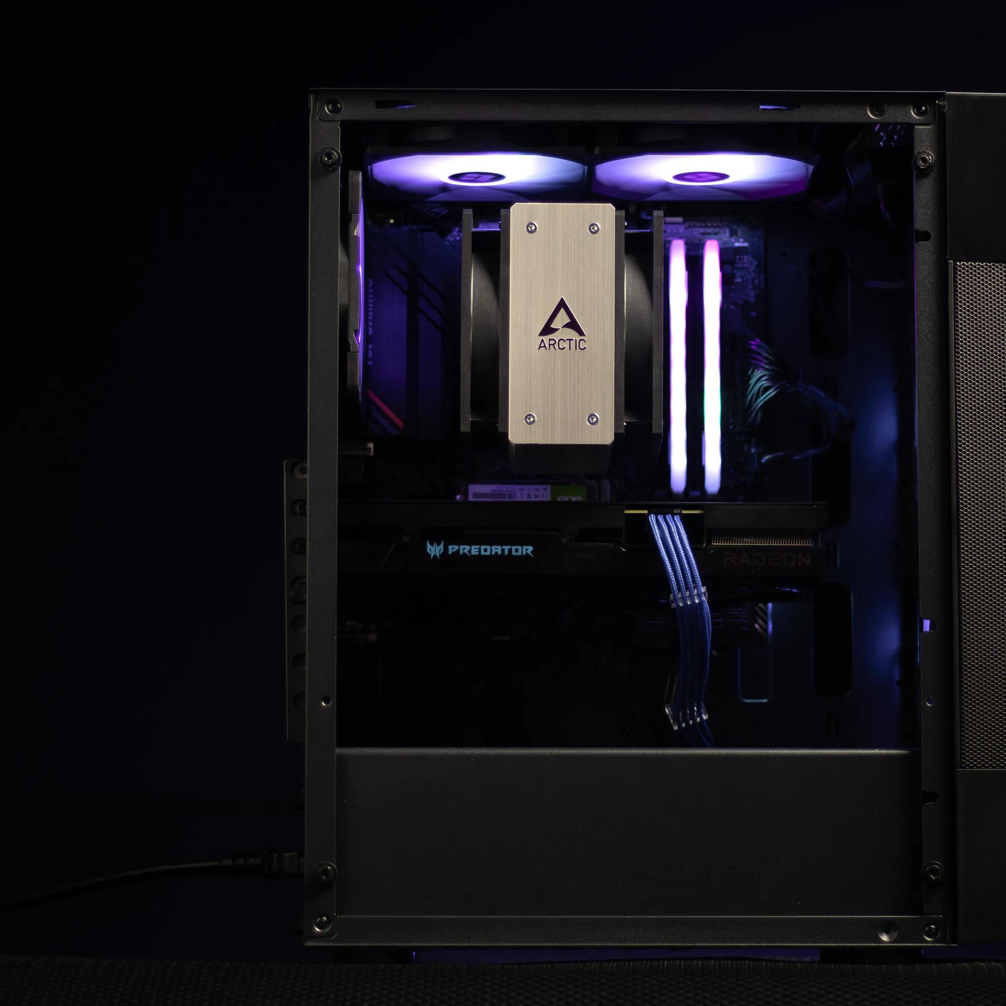 “Cyb3rThr4sh3r” RX 7600 8GB  Ryzen 5 5600G 32GB Windows 11 Pro 2.3TB Workstation Gaming PC