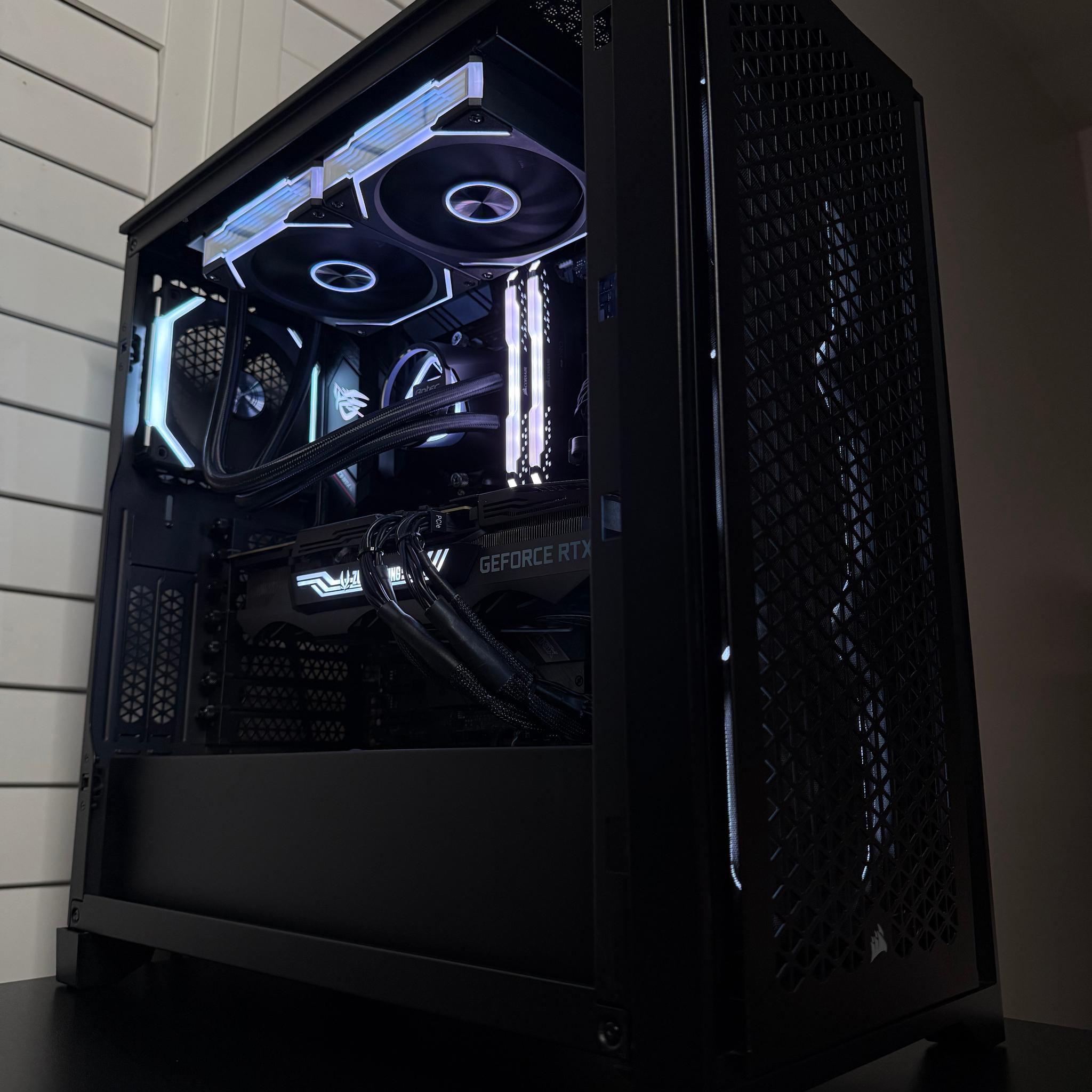 🖤 “Obsidian” — High-End Gaming PC | RTX 3080 Ti 12GB | Ryzen 7 5800X | 32GB Ram