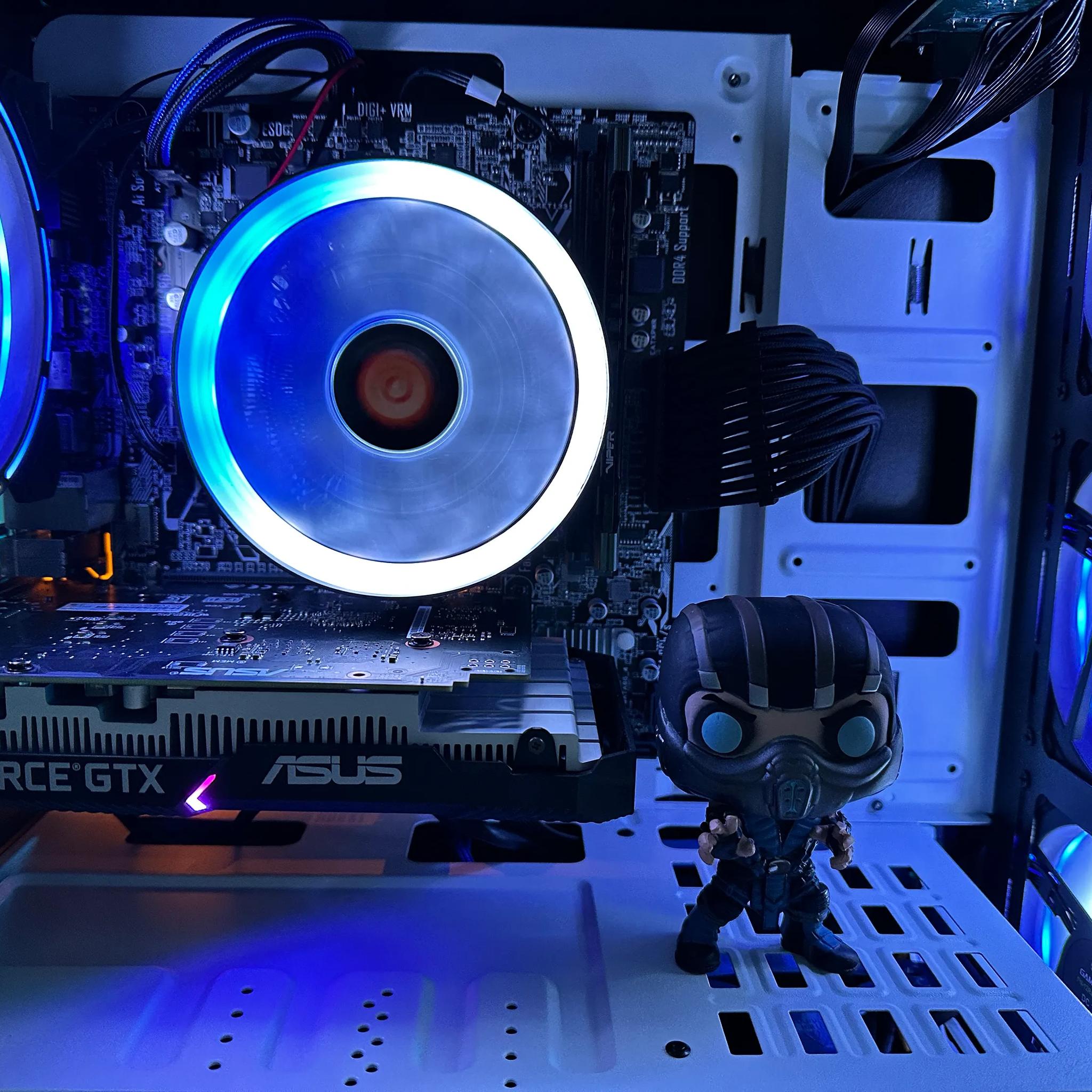 🧊❄️Sub-Zero🧊❄️||Gaming PC-Nvidia GTX 1650 4GB-AMD Ryzen 5 1600-512GB NVME SSD-16GB DDR4 RAM