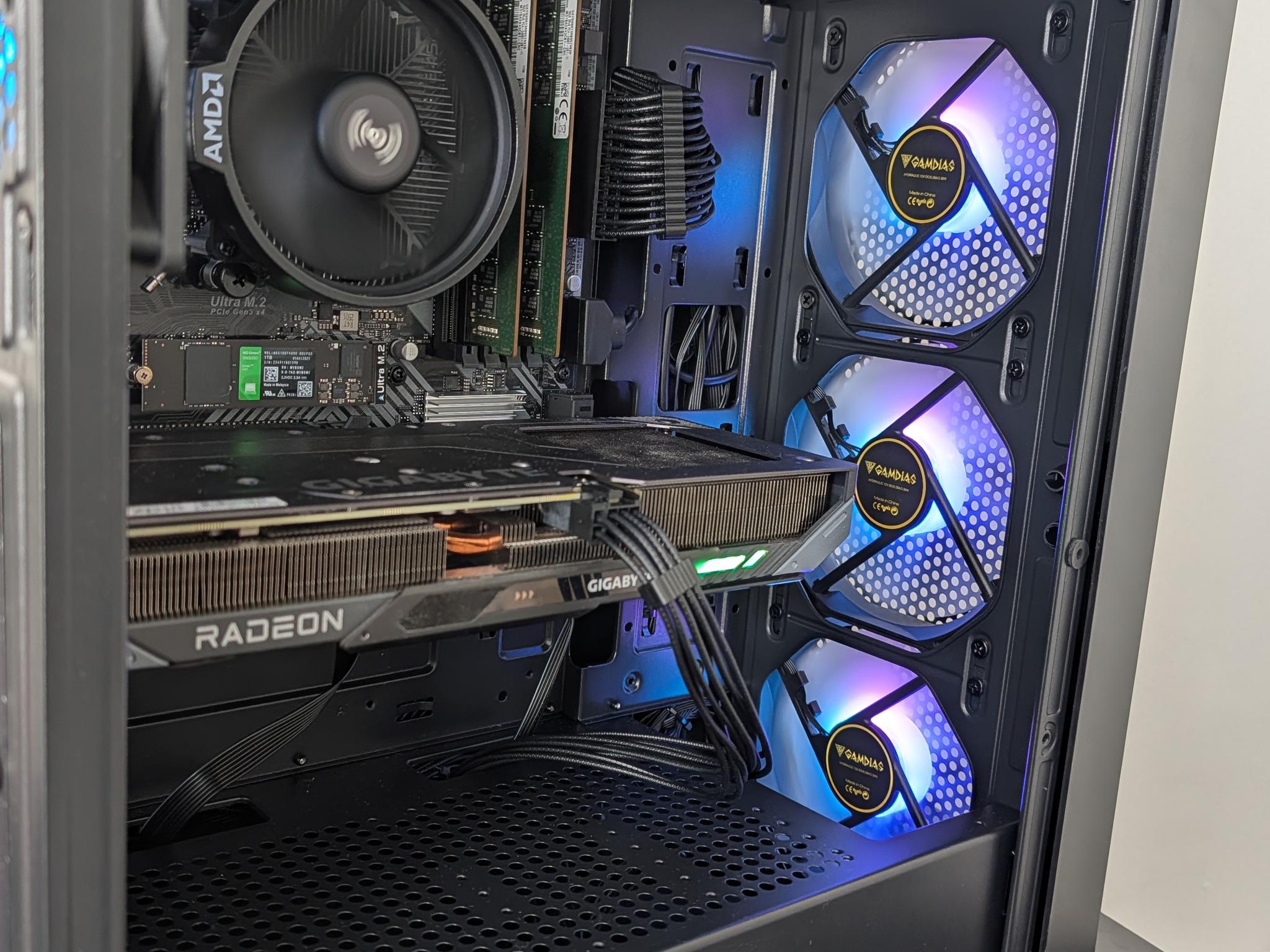 RX 9060 XT 8GB | Ryzen 5 5500 | 32GB DDR4 | 1TB NVME M2 SSD | Wi-Fi Bluetooth | Custom Gaming PC