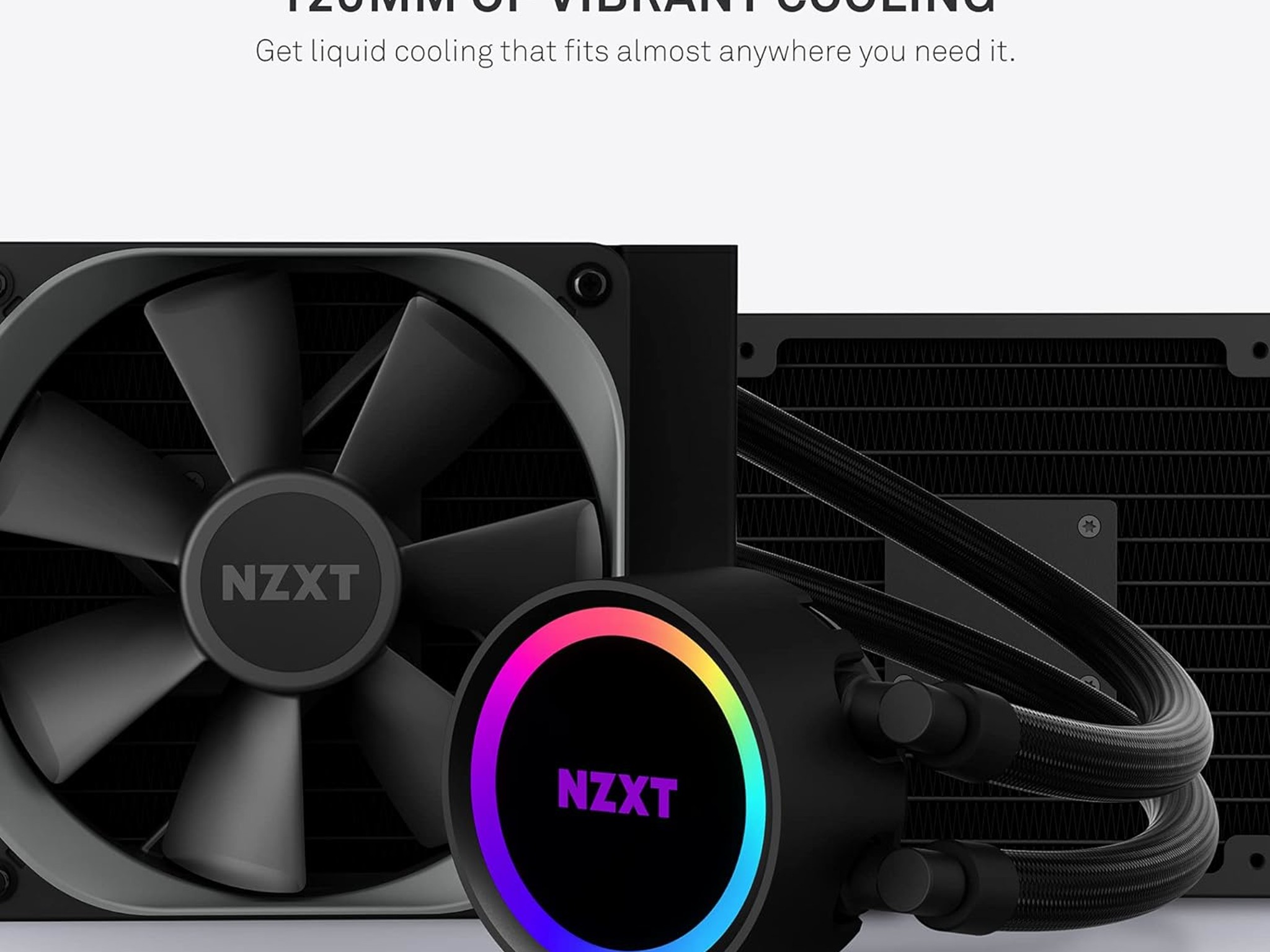 NZXT Kraken 120mm AIO Liquid Cooler - Black - New
