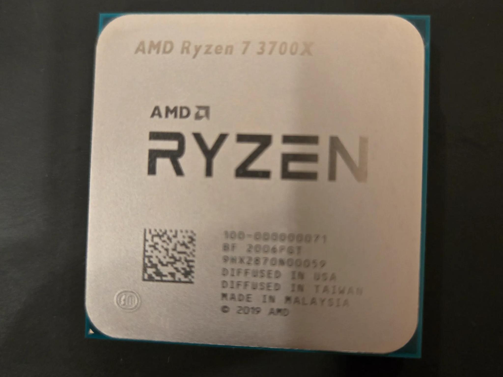 AMD Ryzen 7 3700X 8-Core, 16-Thread Unlocked Desktop Processor (AM4 Socket)