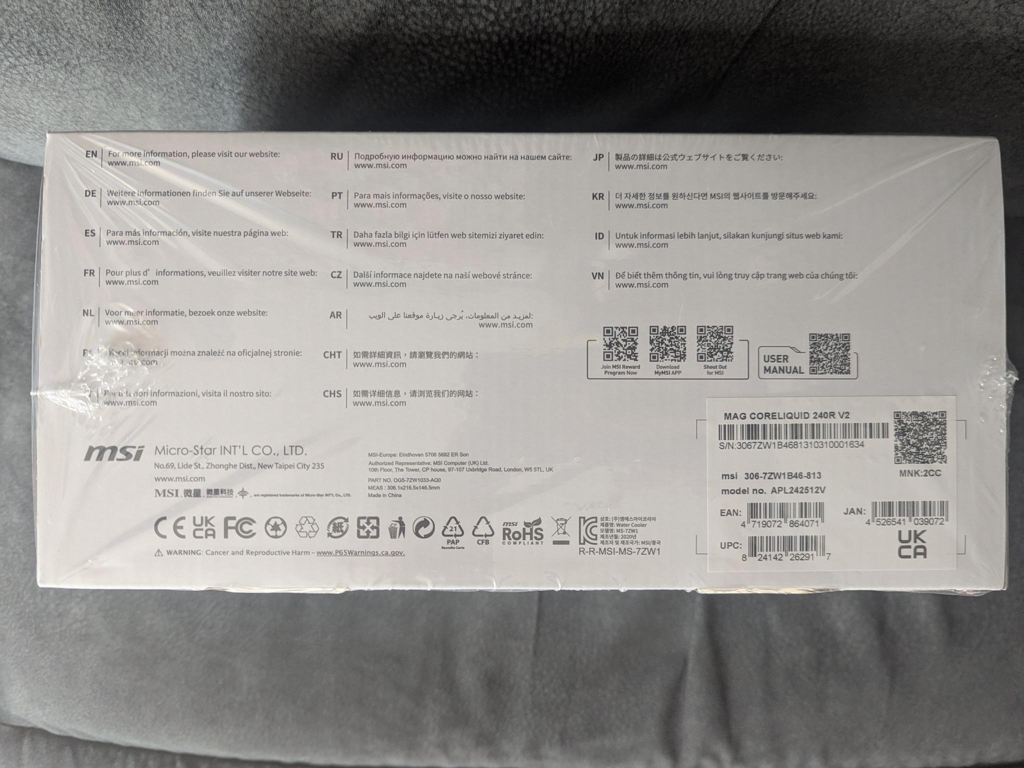 MSI MAG CORELIQUID 240R V2 - Image 4