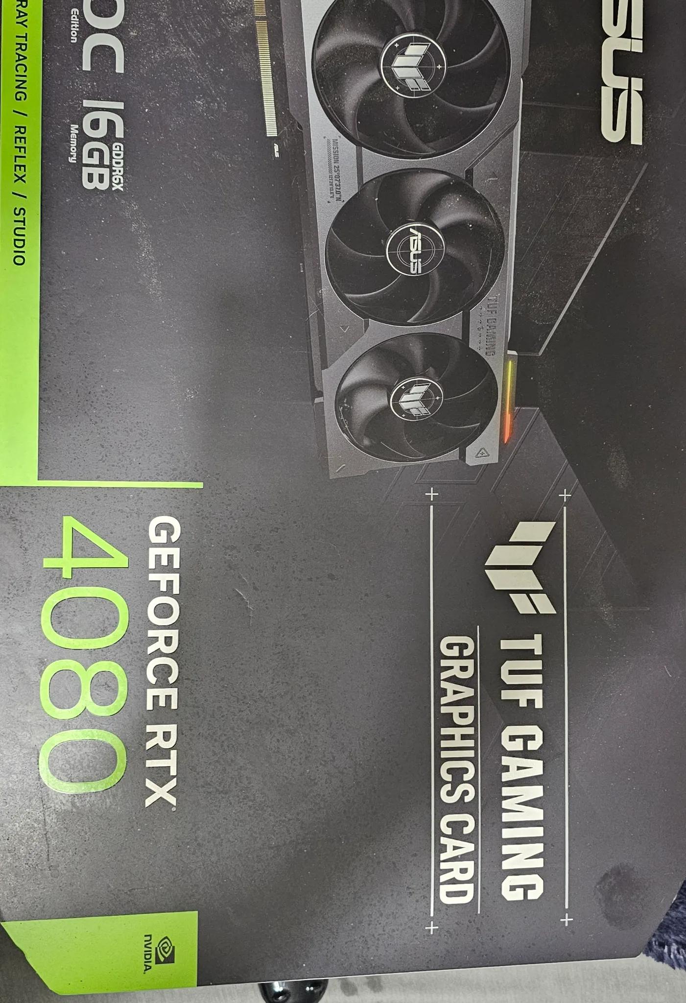 Used Asus 4080 Tuf gaming OC edition