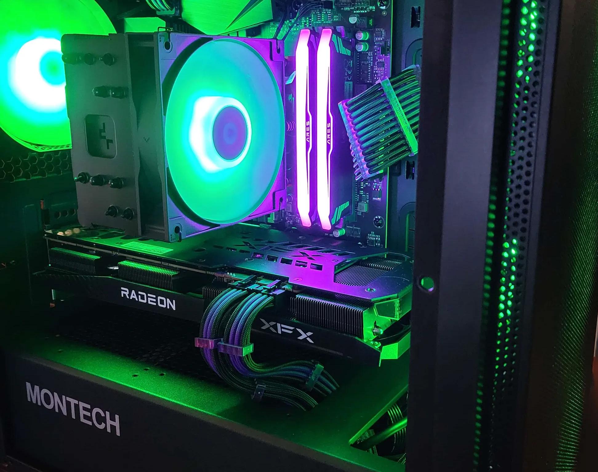 Price Drop! Great 1440P gaming PC. 5600X3D/ 6700XT 12GB/ 1TB SSD/ 32GB RAM / Wifi+BT/ WIN10 Pro