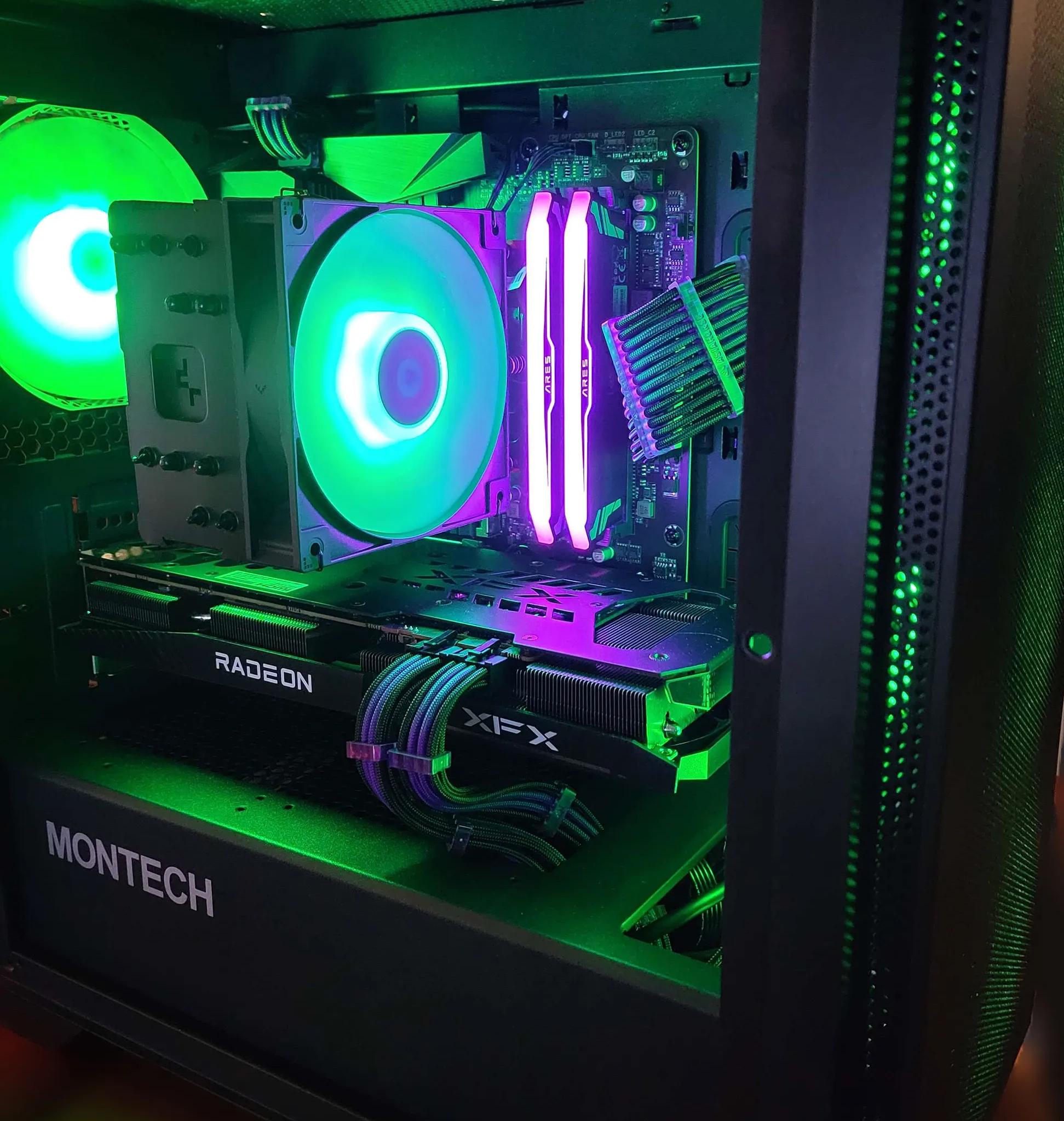 Price Drop! Great 1440P gaming PC. 5600X3D/ 6700XT 12GB/ 1TB SSD/ 32GB RAM / Wifi+BT/ WIN10 Pro