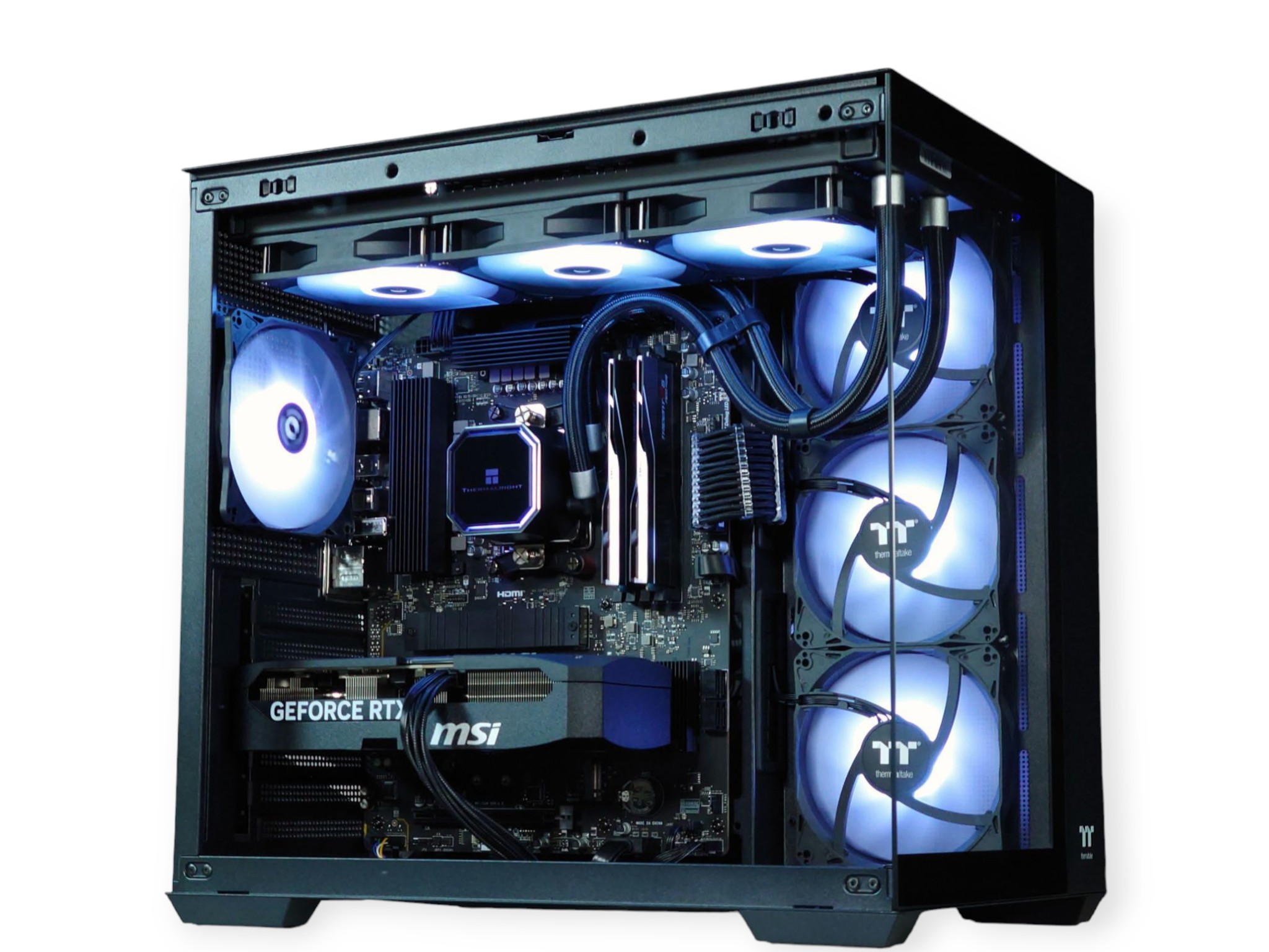 🌌 ☄️Liquid Cooled Gaming PC☄️Nvidia RTX 5060 Ti 16GB🌌AMD Ryzen 7 7700🌌32GB DDR5🌌1TB NVME