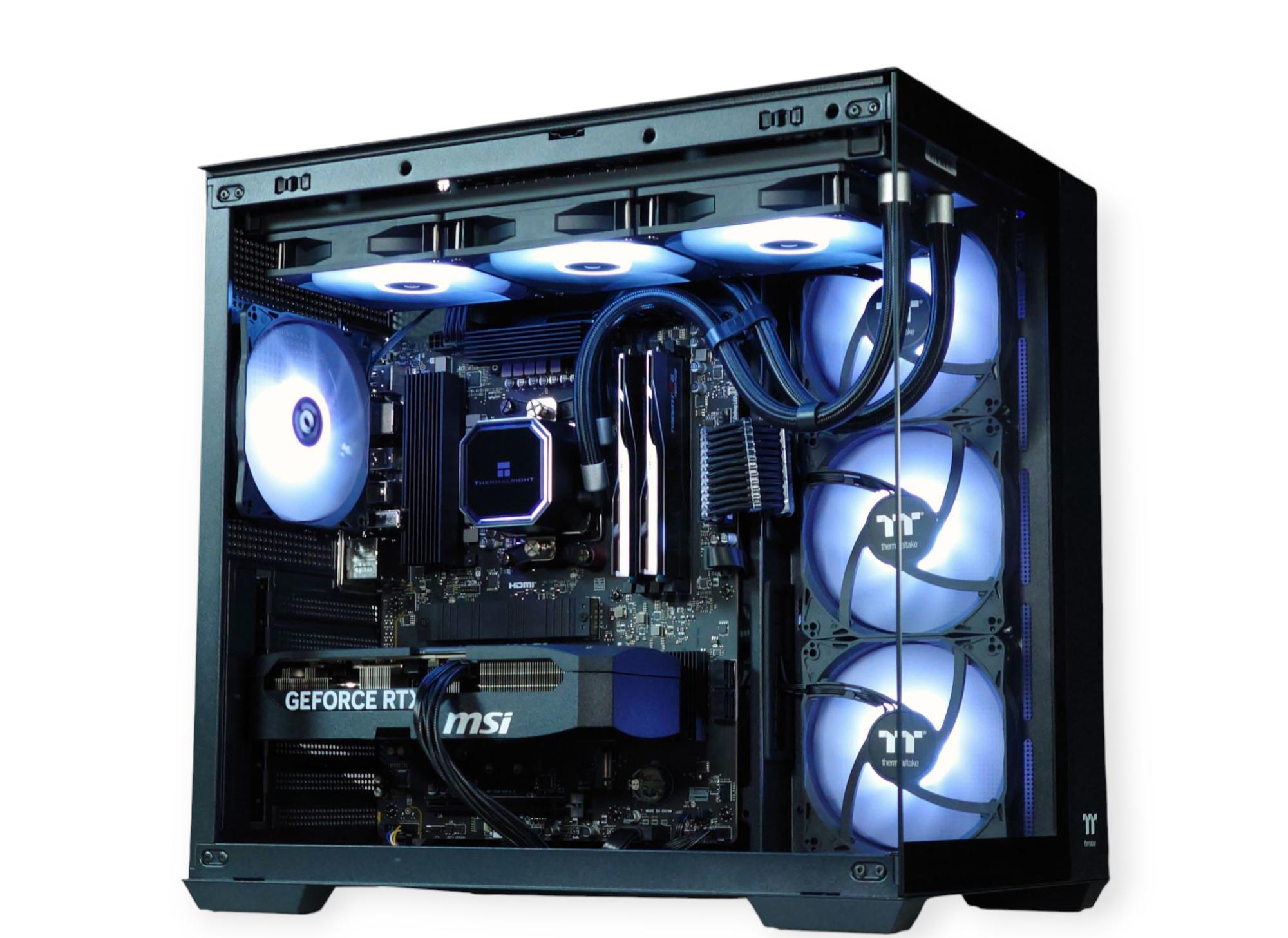 🌌 ☄️Liquid Cooled Gaming PC☄️Nvidia RTX 5060 Ti 16GB🌌AMD Ryzen 7 7700🌌32GB DDR5🌌1TB NVME