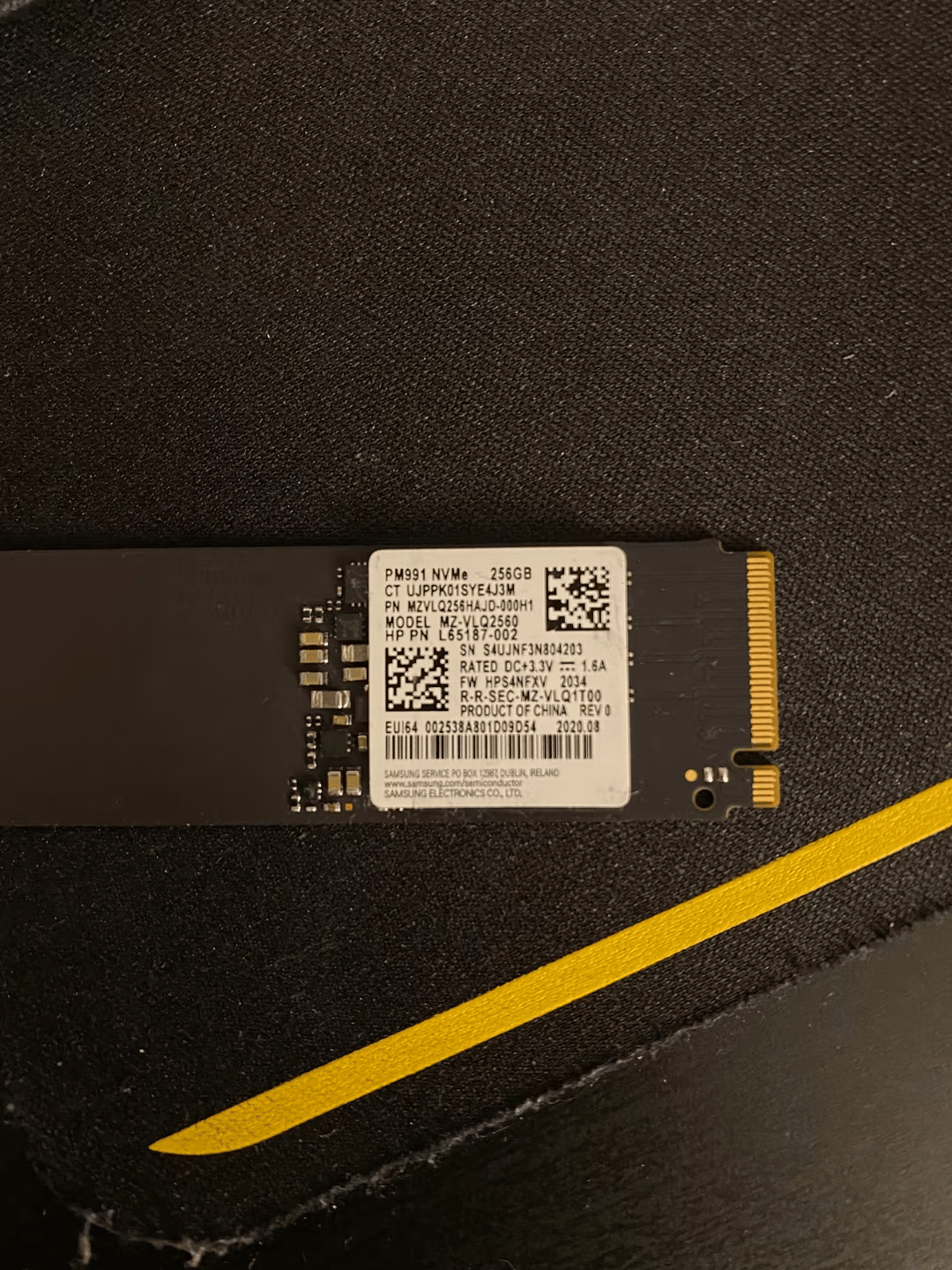 Samsung SSD 256GB PM991 NVME m.2 2280