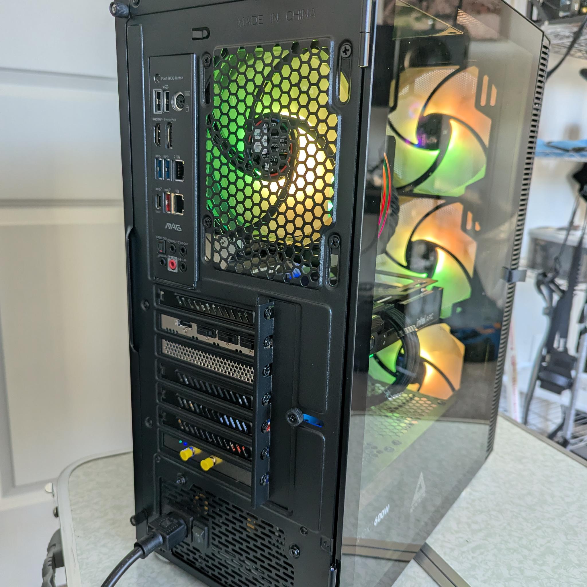 ARC B570 10GB GPU | Ryzen 7 3800X | 32GB RAM | 1TB NVMe |  RE9 Ready Gaming PC