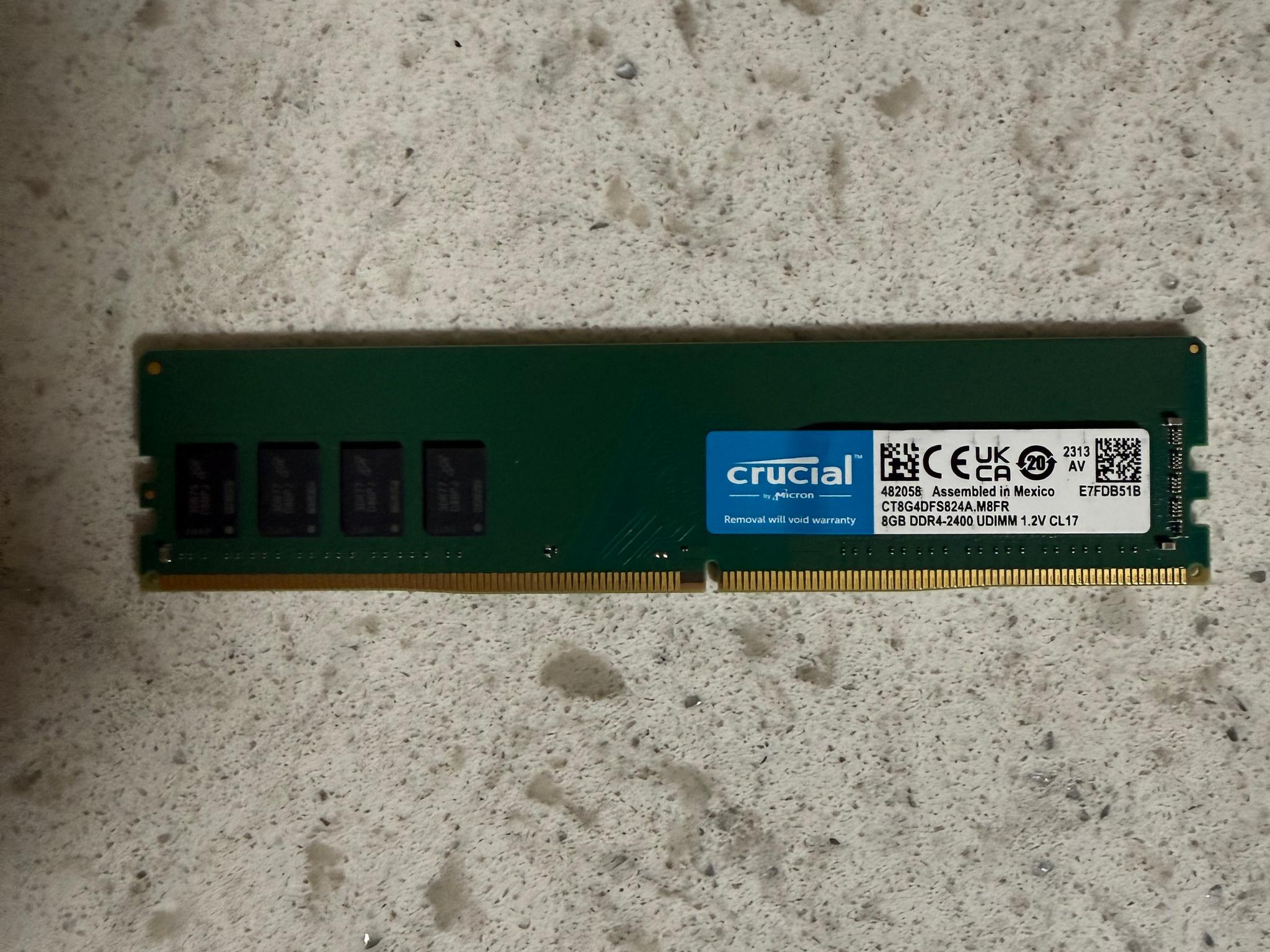 Crucial 8GB DDR4 ram