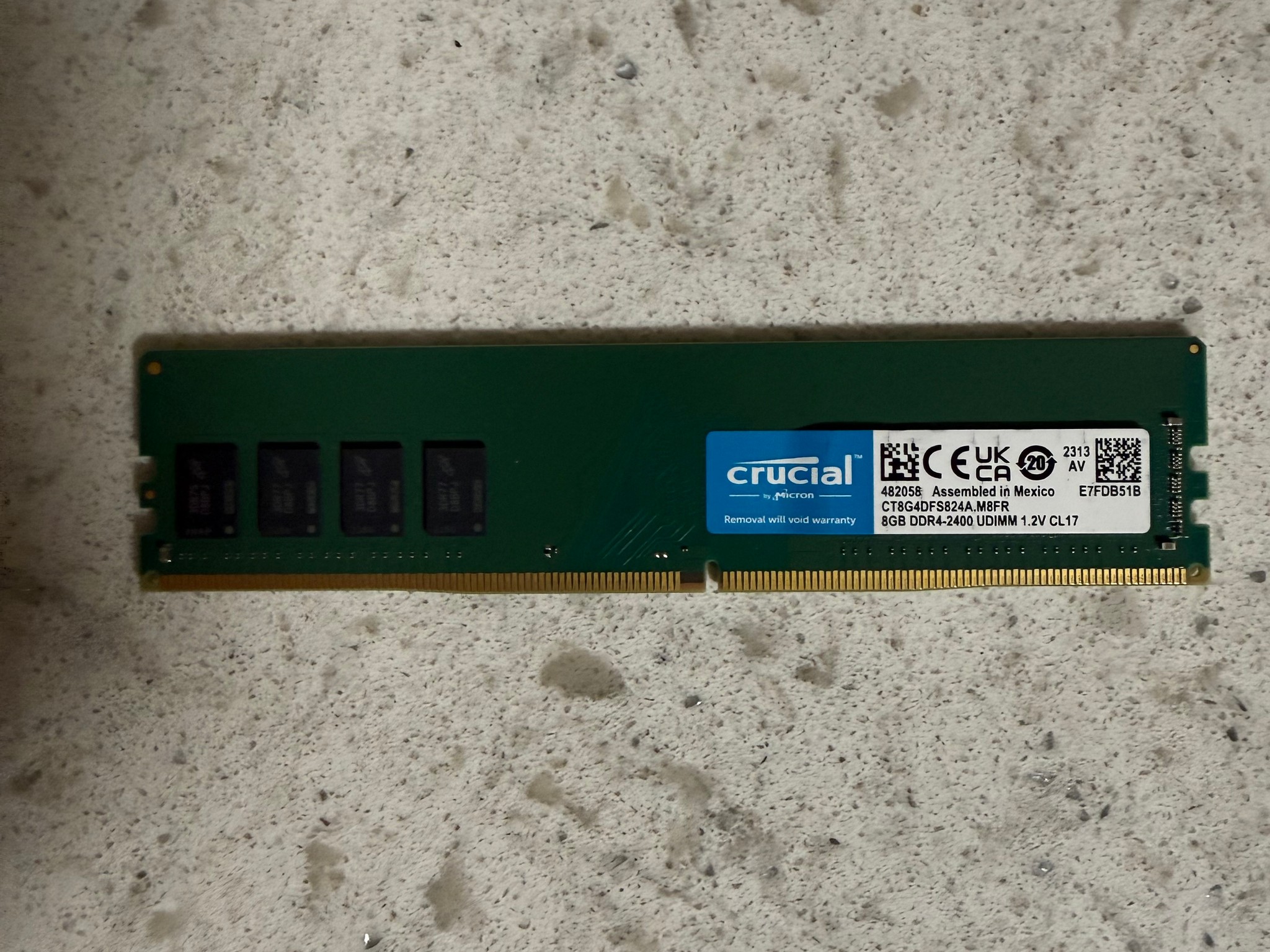 Crucial 8GB DDR4 ram