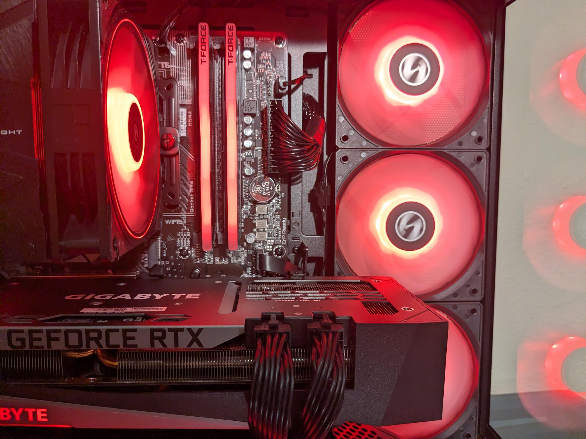 RTX 3070 TI & Ryzen 7 5700G - "The Obsidian 6 v2 for 1440p Gaming" 16gb RAM -  1tb NVME - 750w PSU