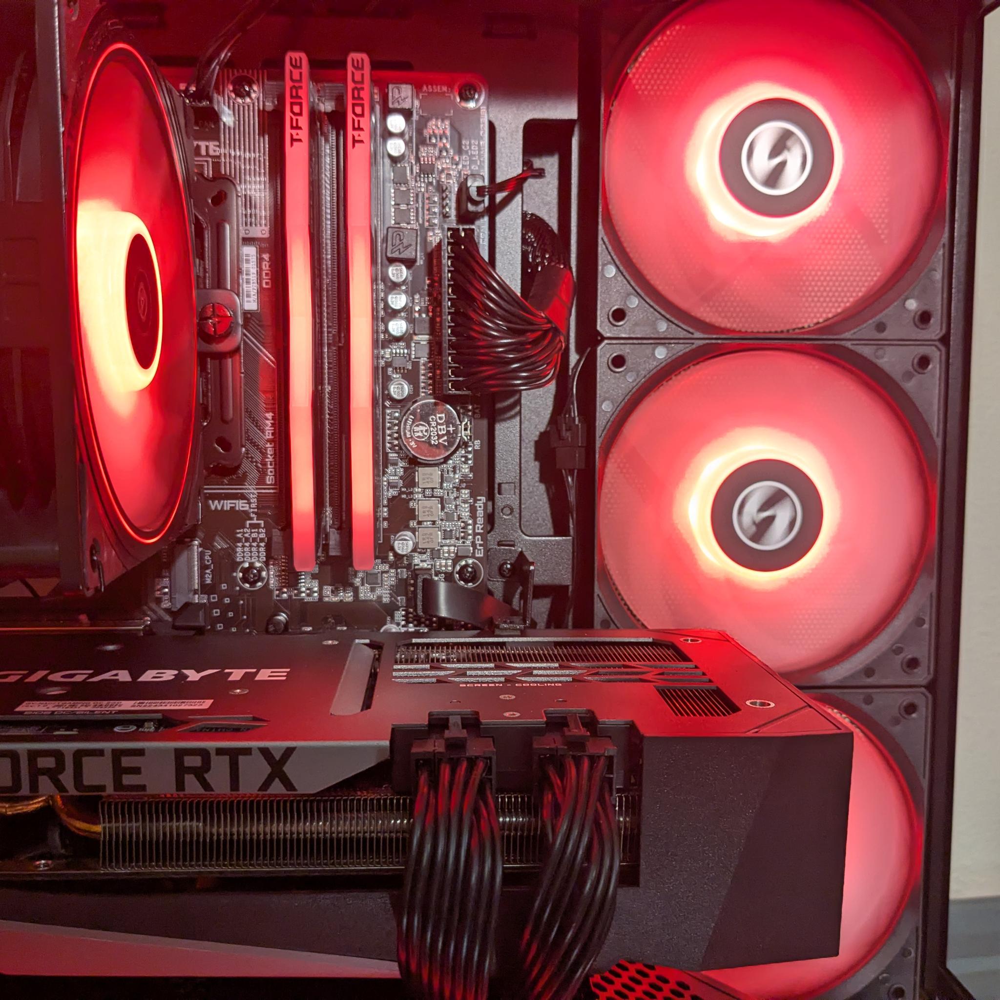 RTX 3070 TI & Ryzen 7 5700G - "The Obsidian 5 v2 1440p Gaming PC" 16gb RAM -  1tb NVME - 750w PSU