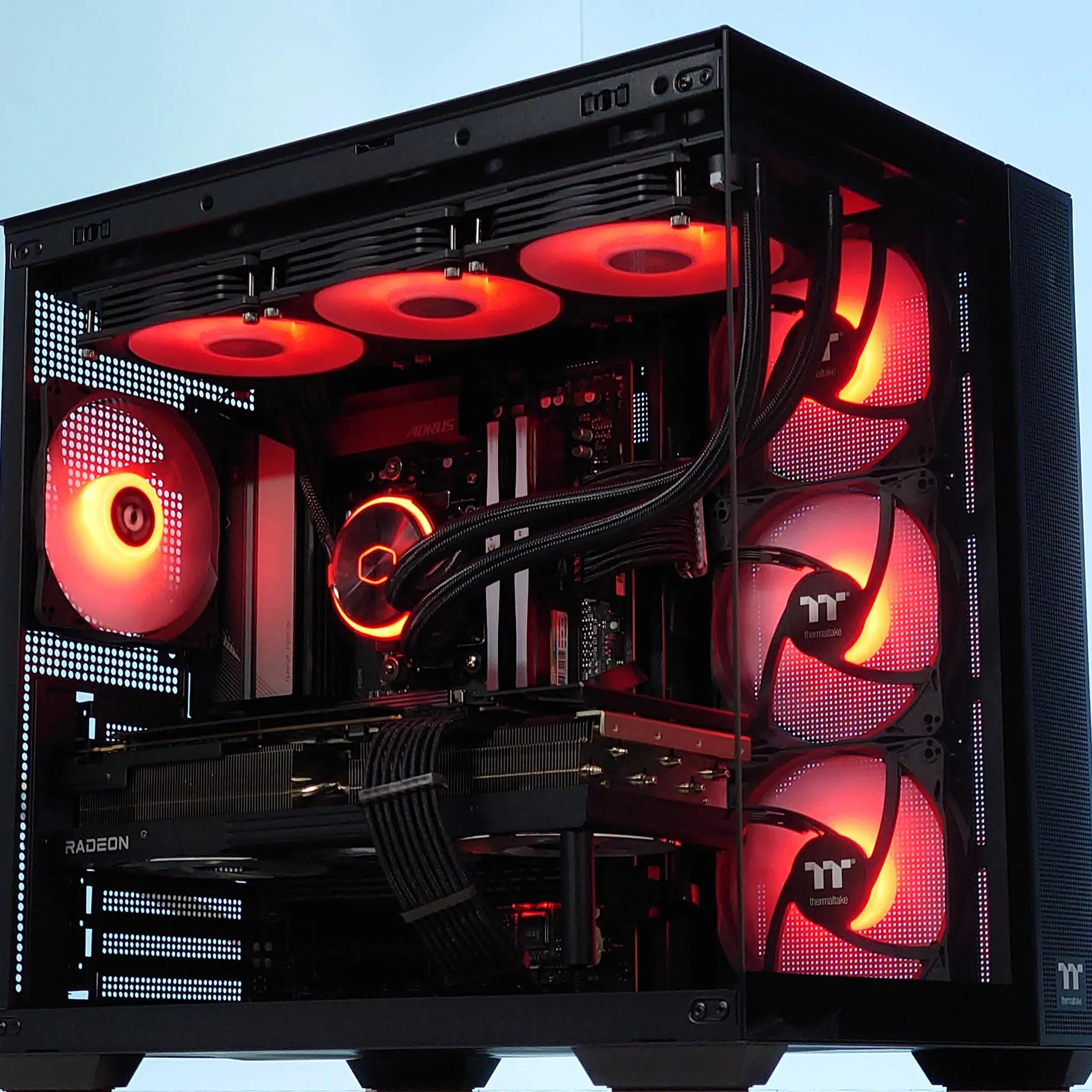 🫗🧊Liquid Cooled Gaming PC⚡AMD RX 7900 XT 20GB⚡Intel i5 13600KF 14 core⚡32GB DDR5⚡1TB SSD