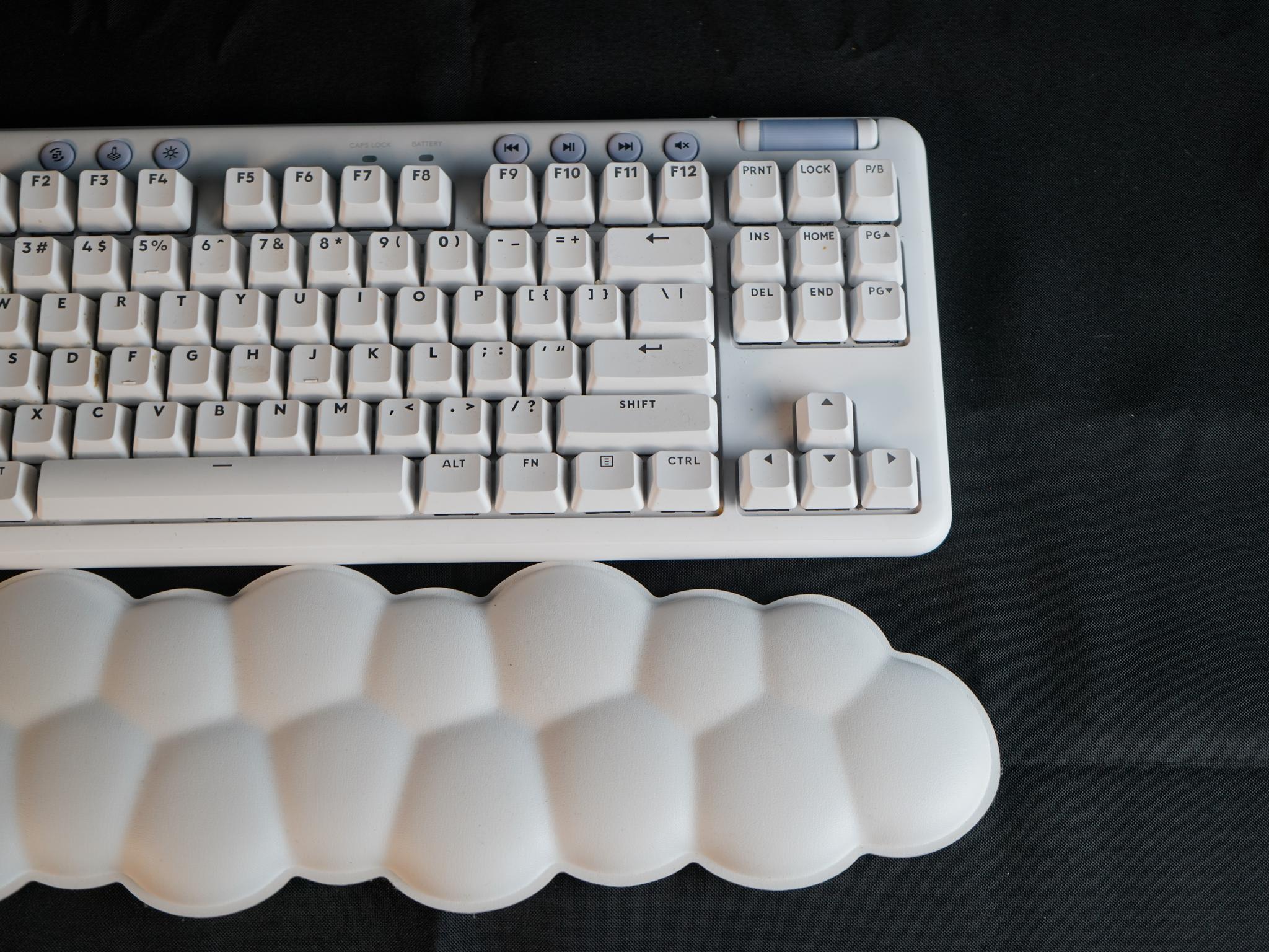 Gaming Keyboard = Logitech G715 TKL Aurora Collection Wireless Mechanical Gaming Keyboard - White
