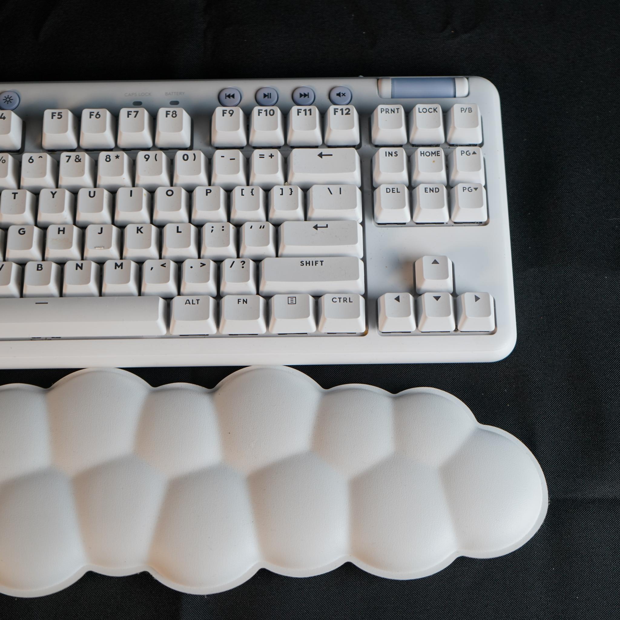 Gaming Keyboard = Logitech G715 TKL Aurora Collection Wireless Mechanical Gaming Keyboard - White