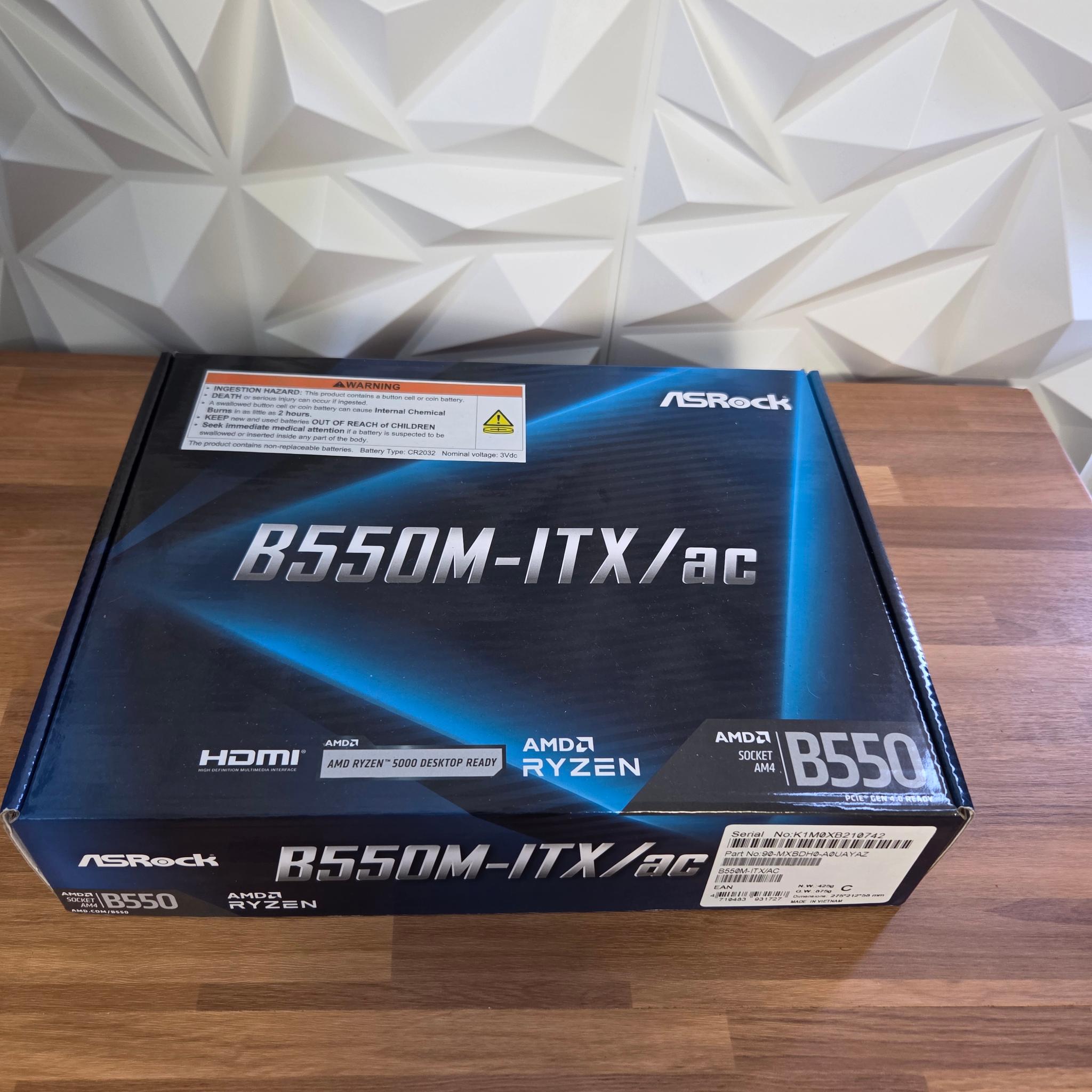 Asrock B550M ITX Wifi AM4 Motherboard