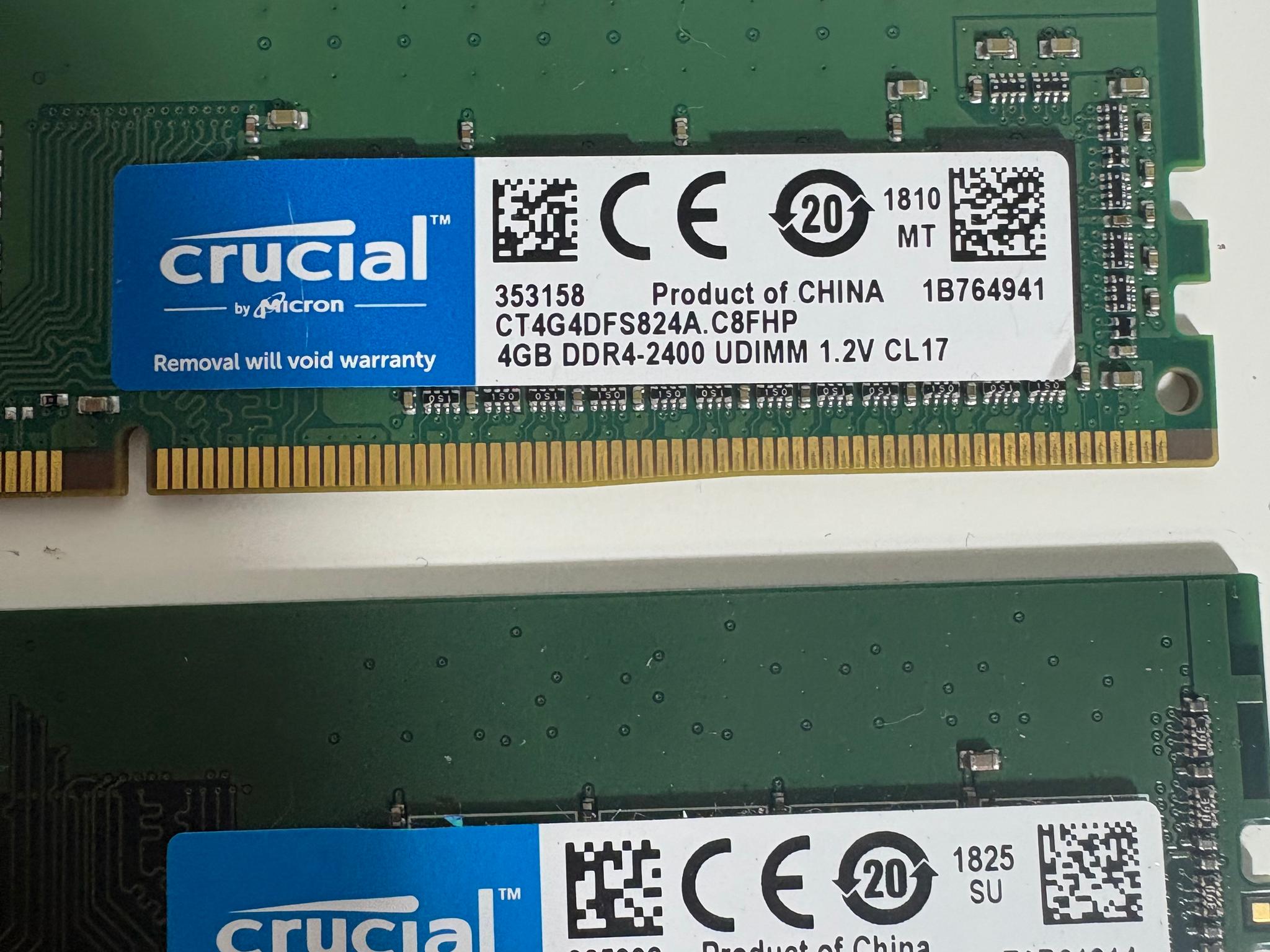 Crucial 8GB DDR4-2400 (2x4GB) - Image 2