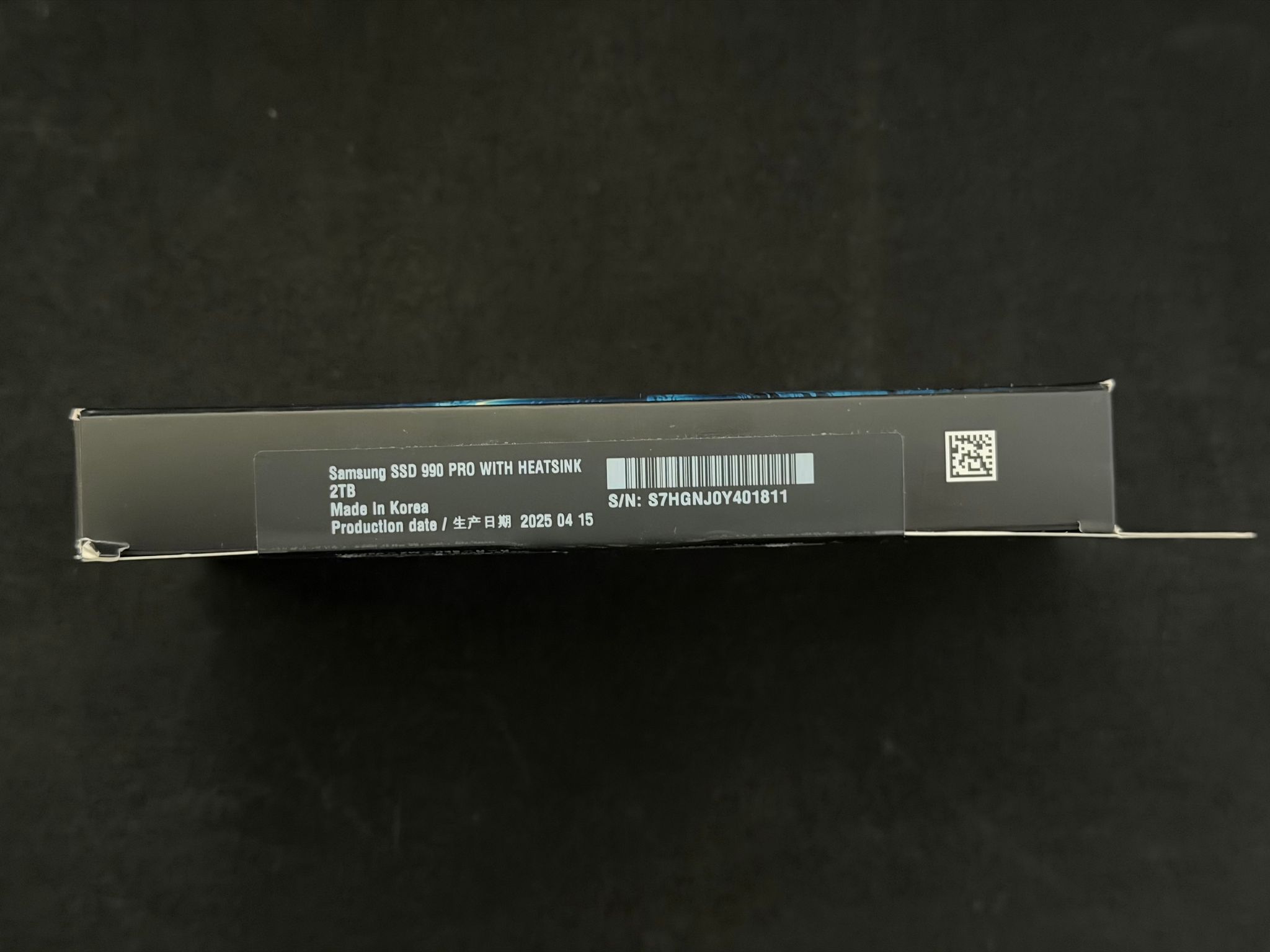 Samsung 990 PRO 2TB with Heatsink – Sealed Retail Box