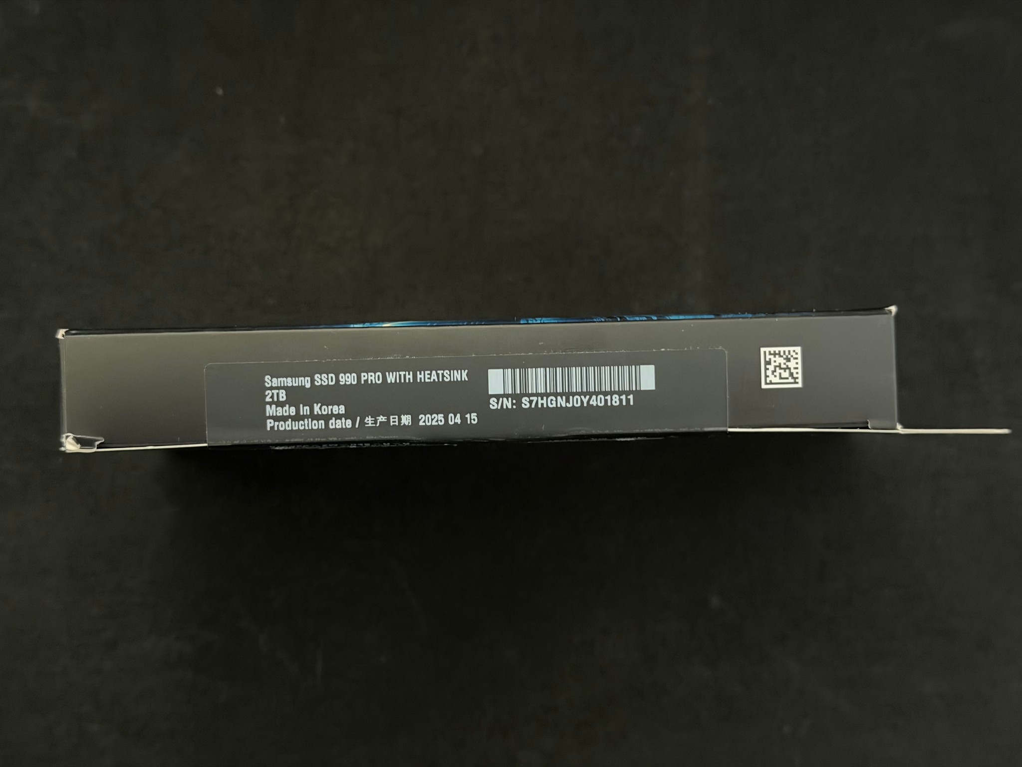 Samsung 990 PRO 2TB with Heatsink – Sealed Retail Box
