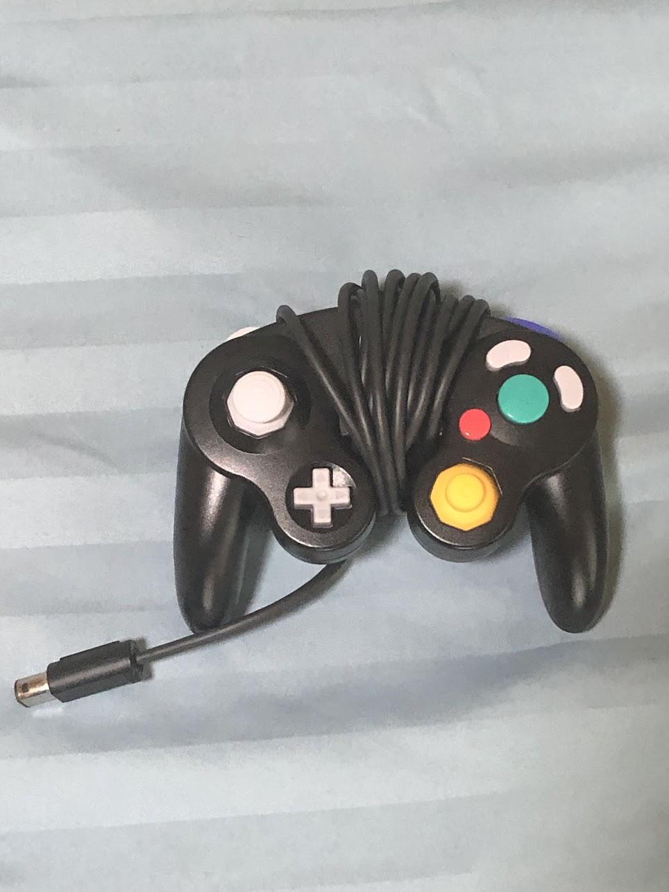 GameCube Controller Bundle (Orange & Smash Ultimate Black w/ Input Integrity Lossless Adapter)