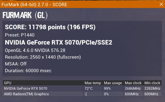 PNY RTX 5070 OC