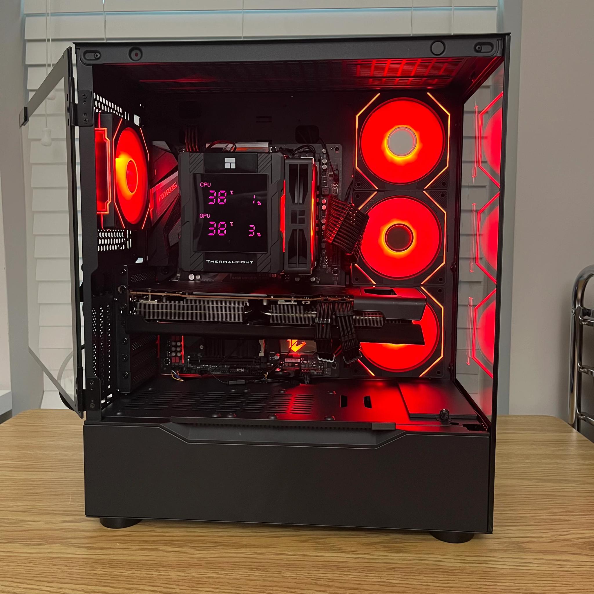 🔥⚫ Gaming PC | Ryzen 7 5800x | RX 6800 | 32GB DDR4 | WiFi & BT ⚫🔥