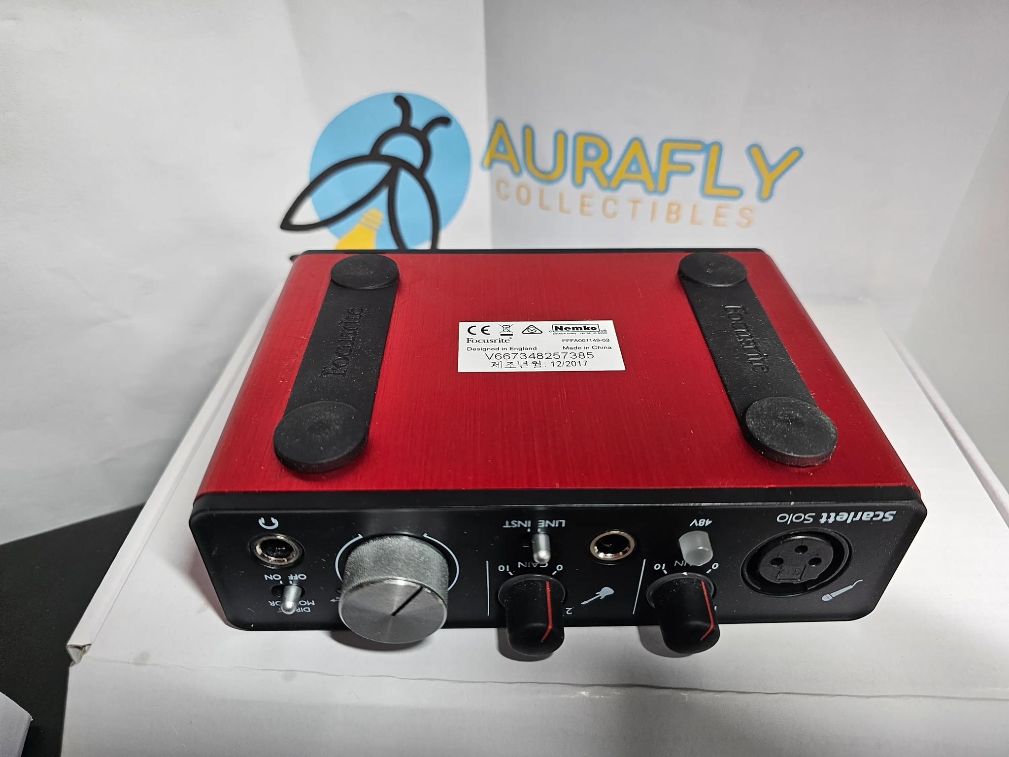 Focusrite Scarlett Solo (2nd Gen) USB Audio Interface