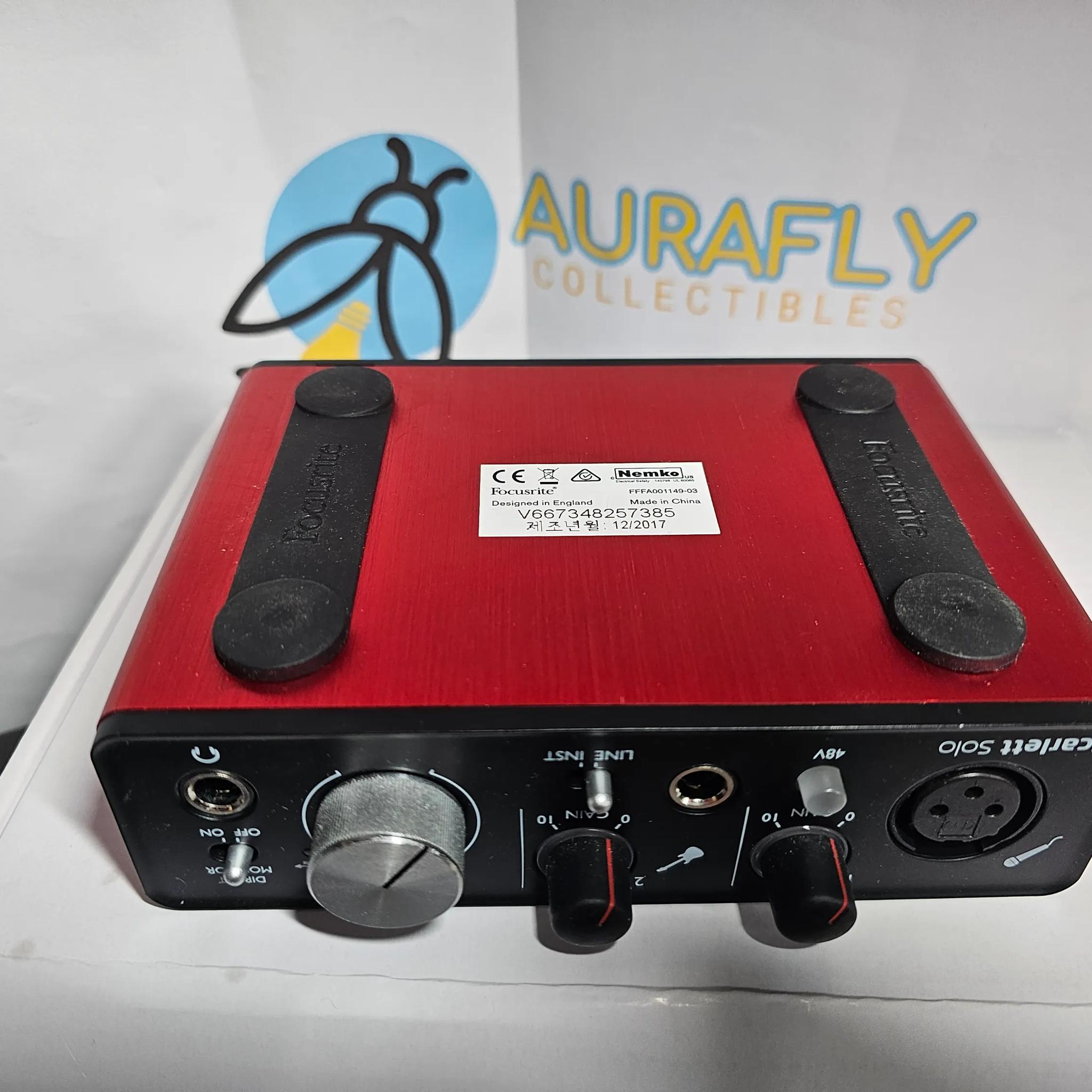 Focusrite Scarlett Solo (2nd Gen) USB Audio Interface