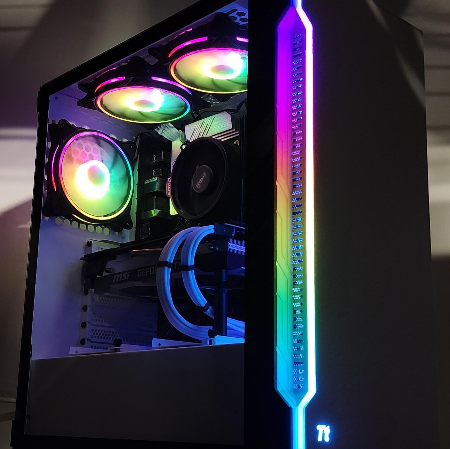 Gaming PC Ryzen 5 5600X 16GB RAM 512GB SSD RTX 2080 Super 8GB Win11 Computer