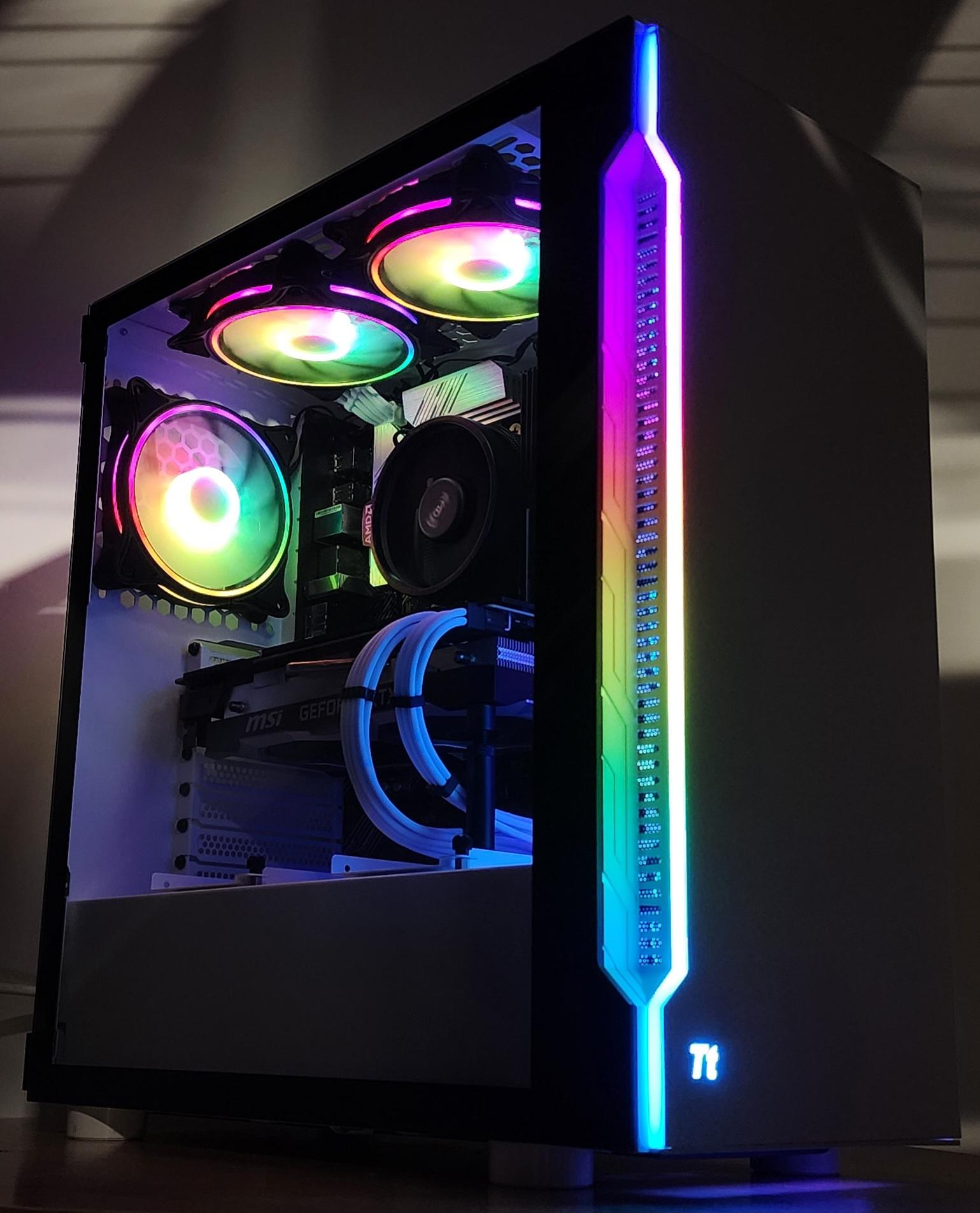 Gaming PC Ryzen 5 5600X 16GB RAM 512GB SSD RTX 2080 Super 8GB Win11 Computer