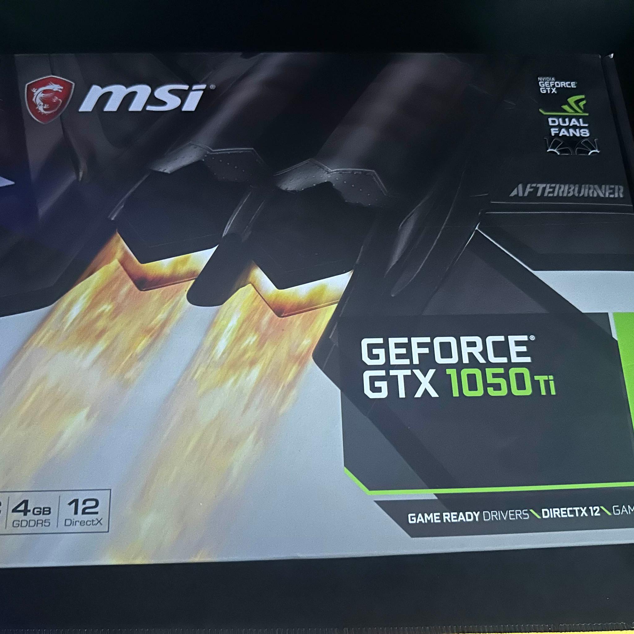 MSI GTX 1050 Ti 4GT OC