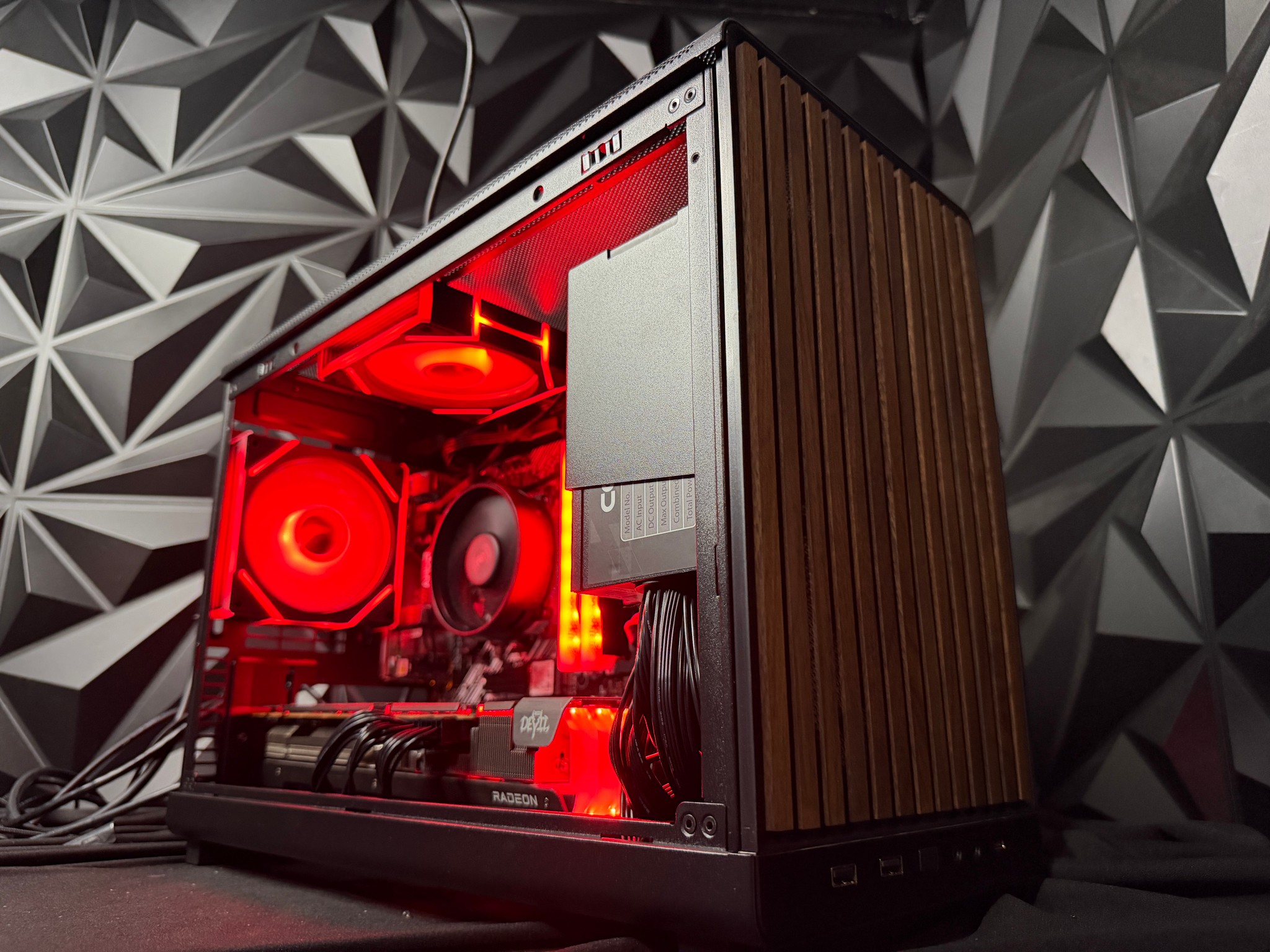 🌈🌲 NEON OAK 🌲🌈 Radeon RX 6750 XT Custom Gaming PC - Ryzen 5 5500