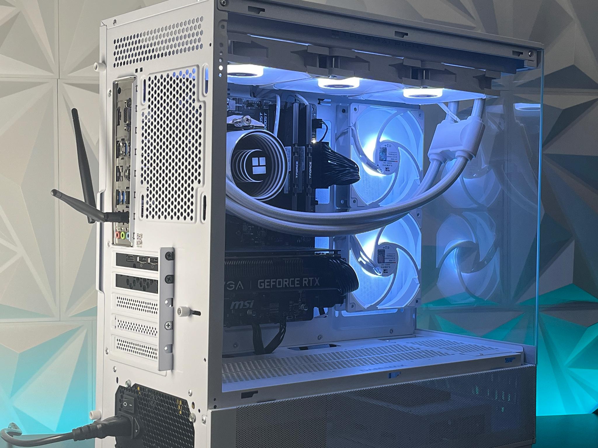 RTX 3060 Ti 8GB, Ryzen 5 4500, 32GB RAM 3200MHz | White RGB Gaming Computer/PC