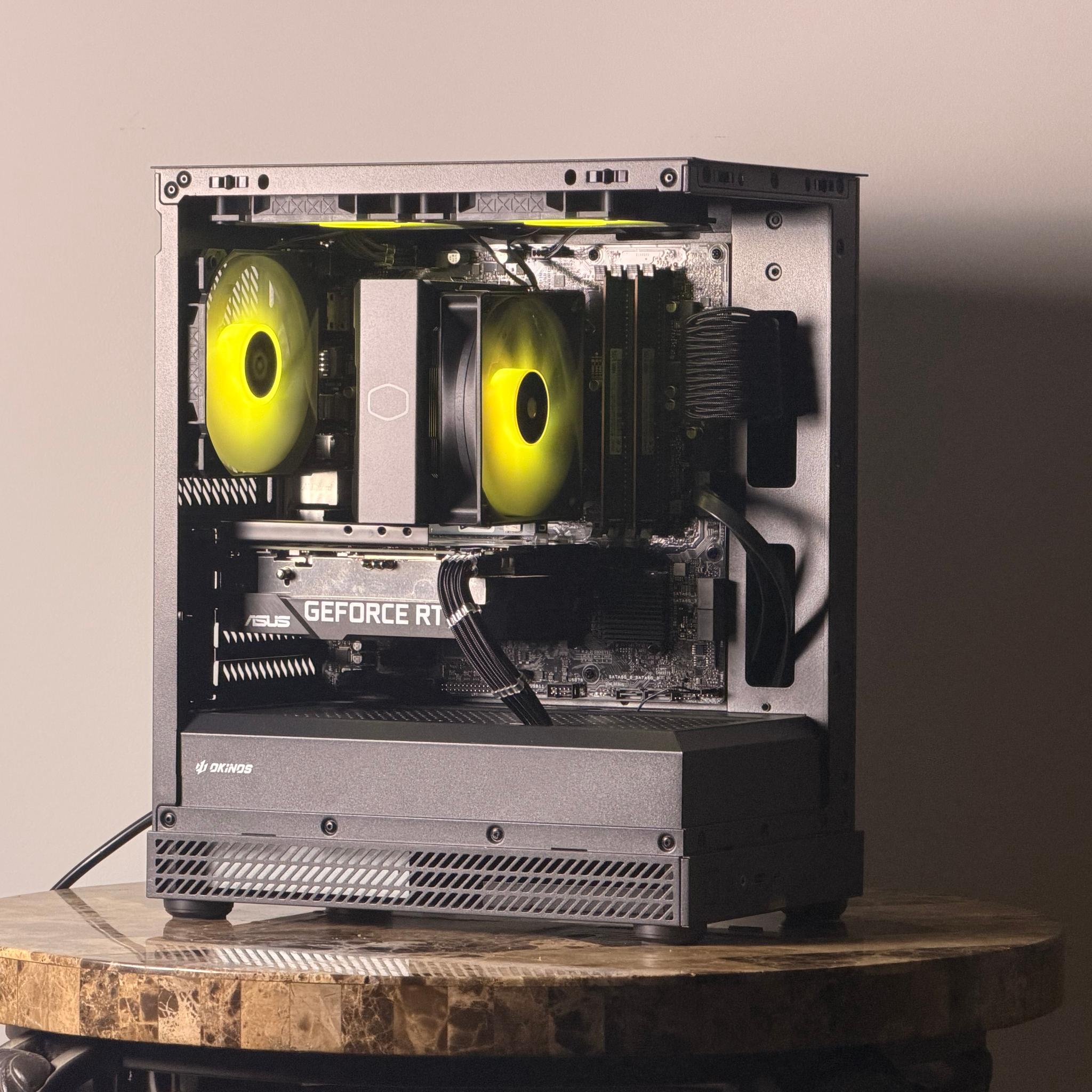 FREE SHIP 🖤🌈 Black RGB Gaming PC | RTX 3060 | Intel Core i7-11700 | 1 TB NVME SSD | 16 GB RAM🌈🖤
