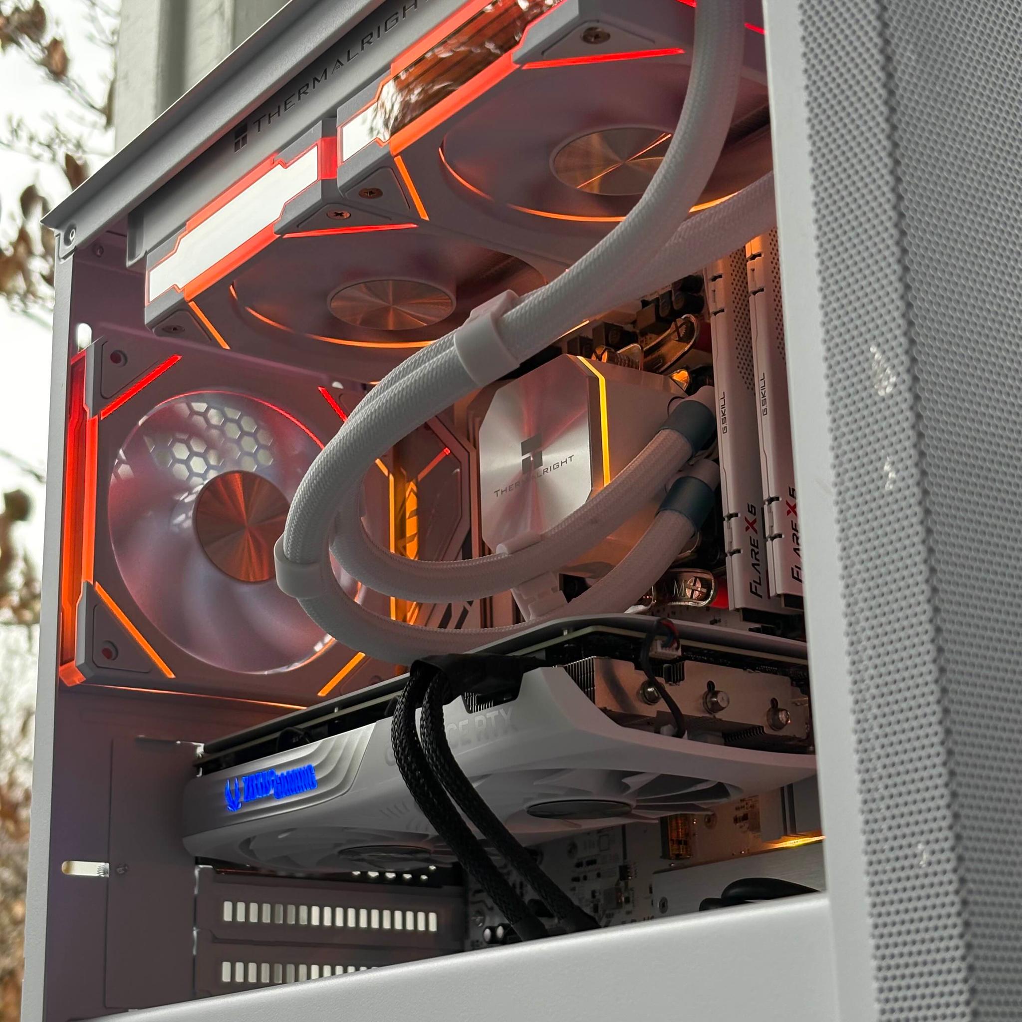 ❄️ Snowclaw 🐾 – Ryzen 7 7700 ⚡ | RTX 4070 Super 🧊 | 32GB DDR5 🐱 | 1TB NVMe 💽