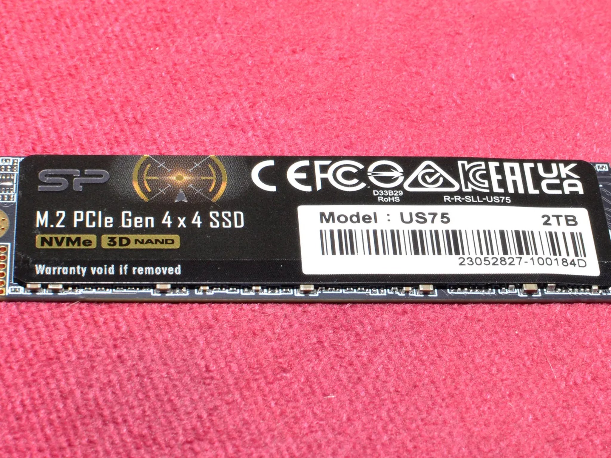 2TB US75 Silicon Power NVMe PCIe 4.0 M.2 Internal SSD