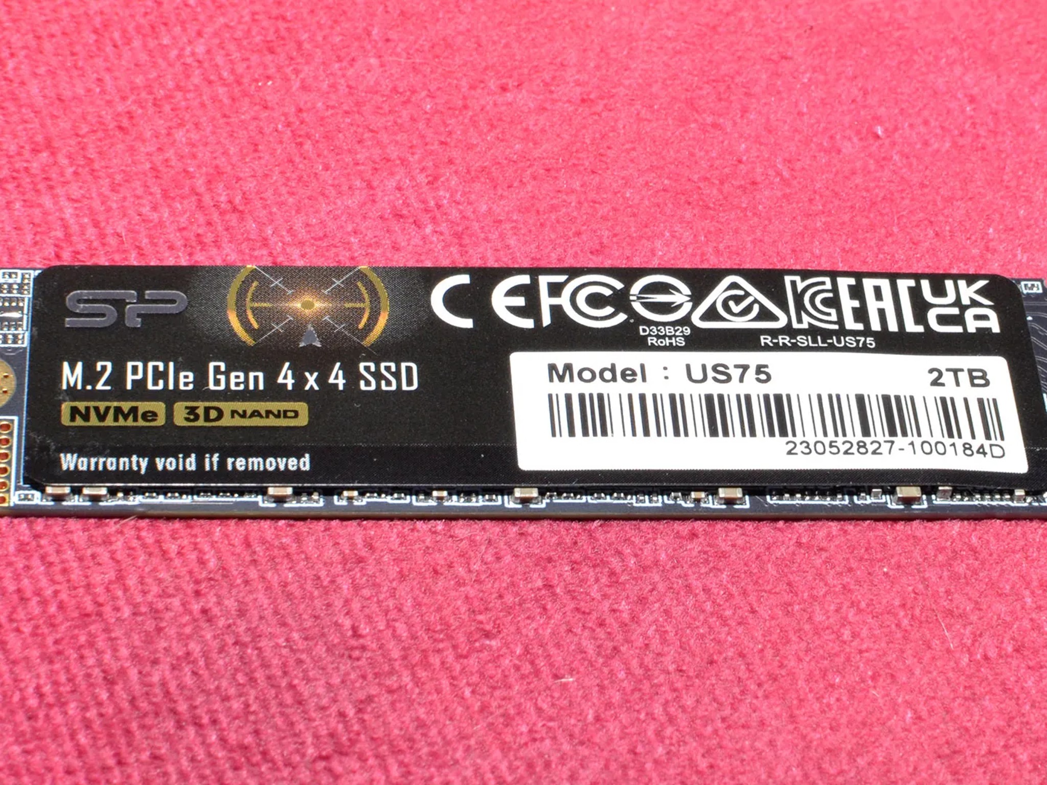 2TB US75 Silicon Power NVMe PCIe 4.0 M.2 Internal SSD