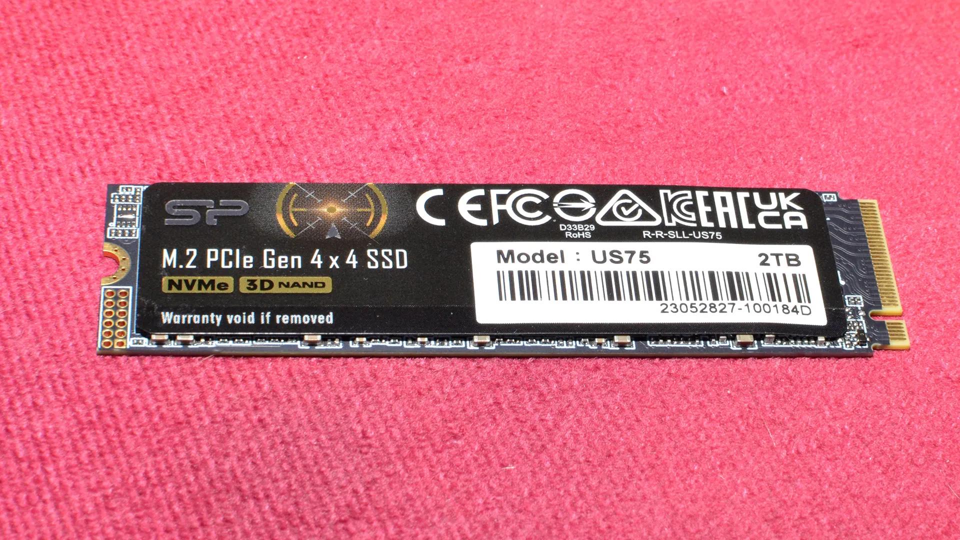 2TB US75 Silicon Power NVMe PCIe 4.0 M.2 Internal SSD