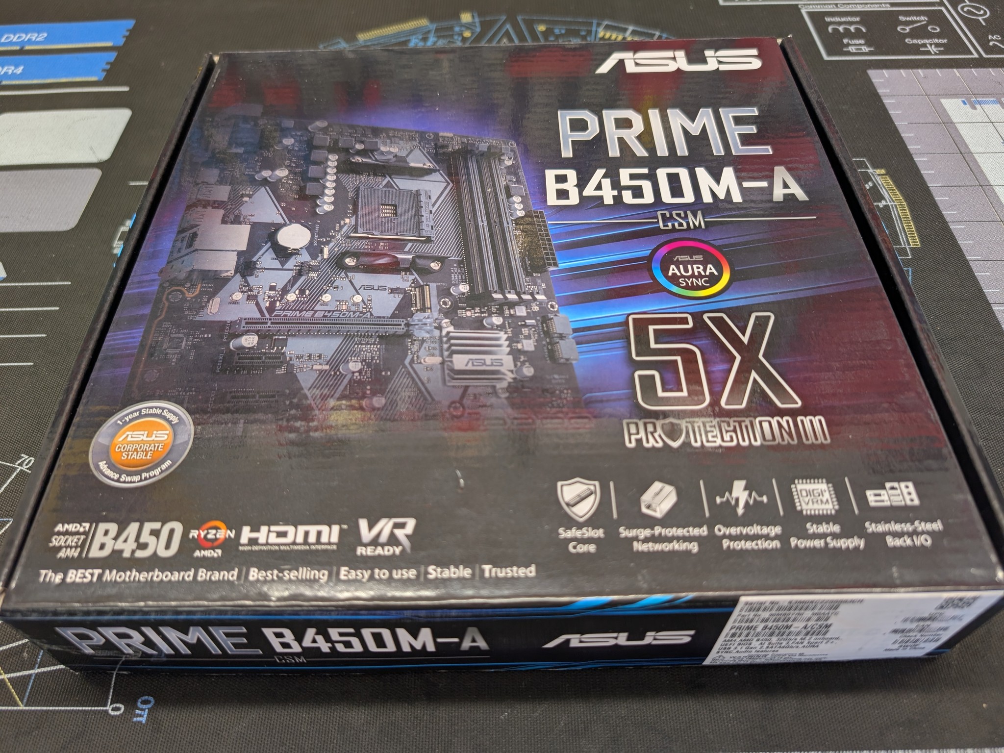 ASUS PRIME B450M-A/CSM AM4 Micro-ATX Motherboard