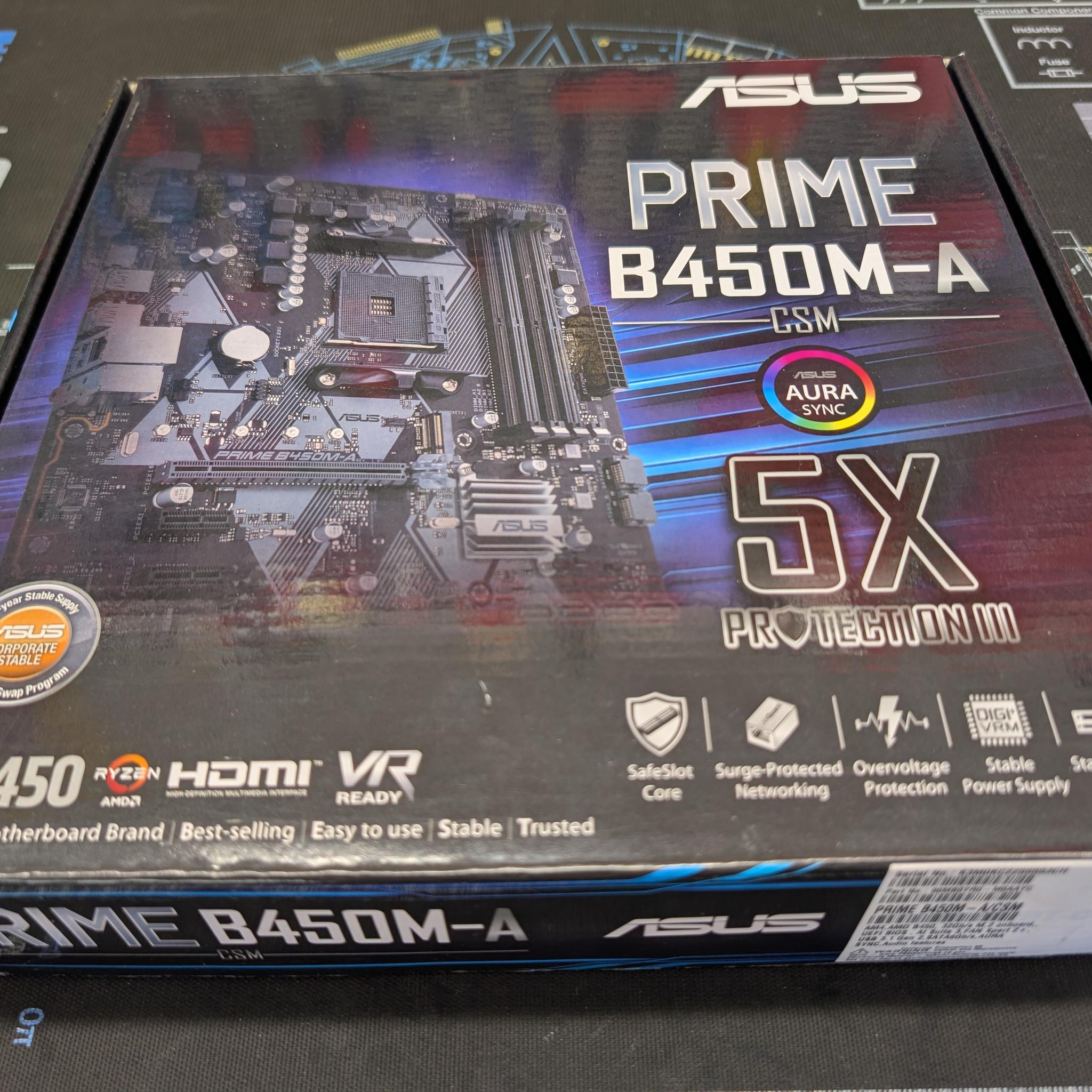 ASUS PRIME B450M-A/CSM AM4 Micro-ATX Motherboard