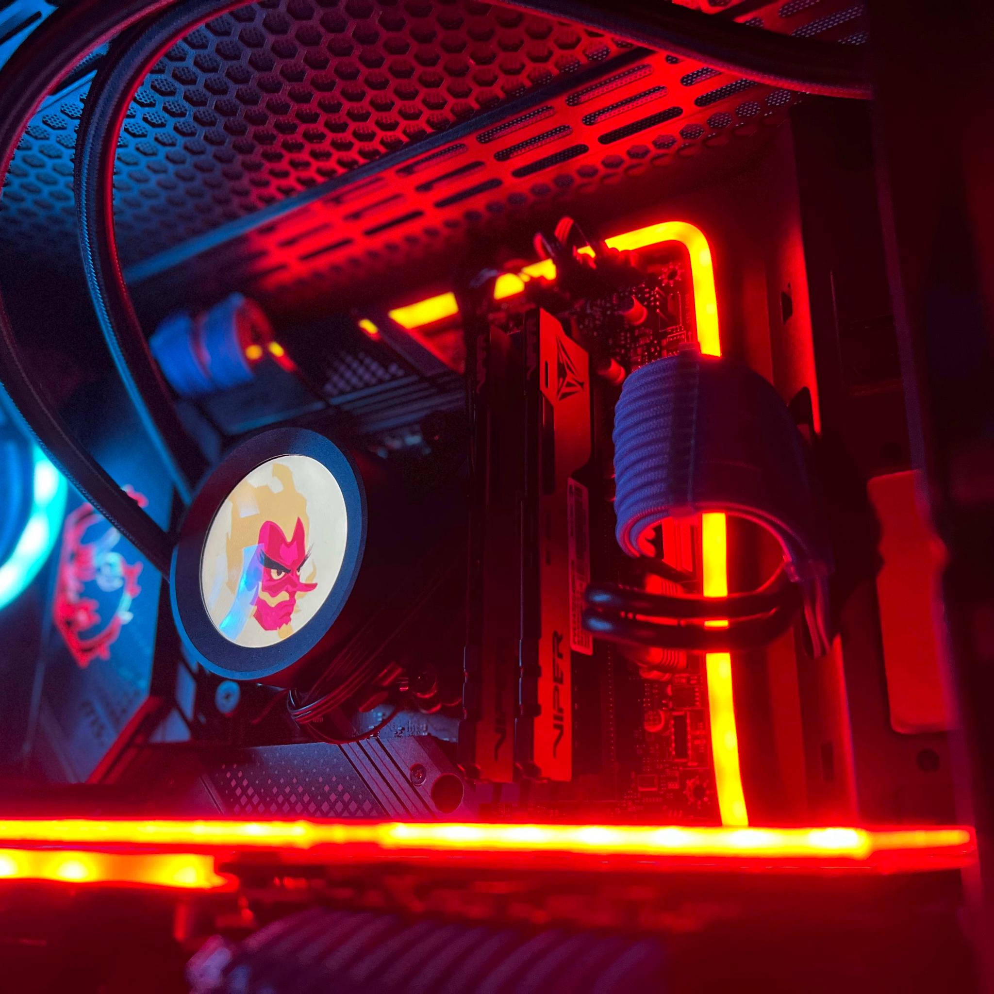 (CLEARANCE SALE) Daitengu (大天狗) 👺👺 || Core i5-12600KF/RTX 3080 Themed PC and Keyboard Bundle