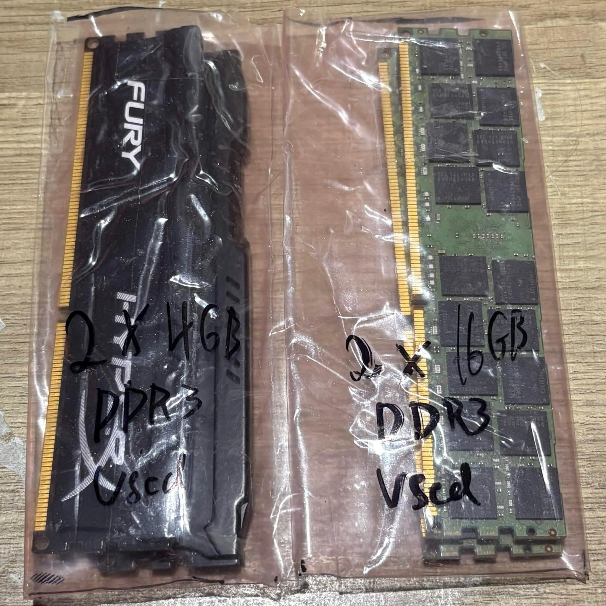 DDR3 & DDR2 Desktop RAM Lot | Corsair, Kingston HyperX, Crucial, Samsung, Hynix & More