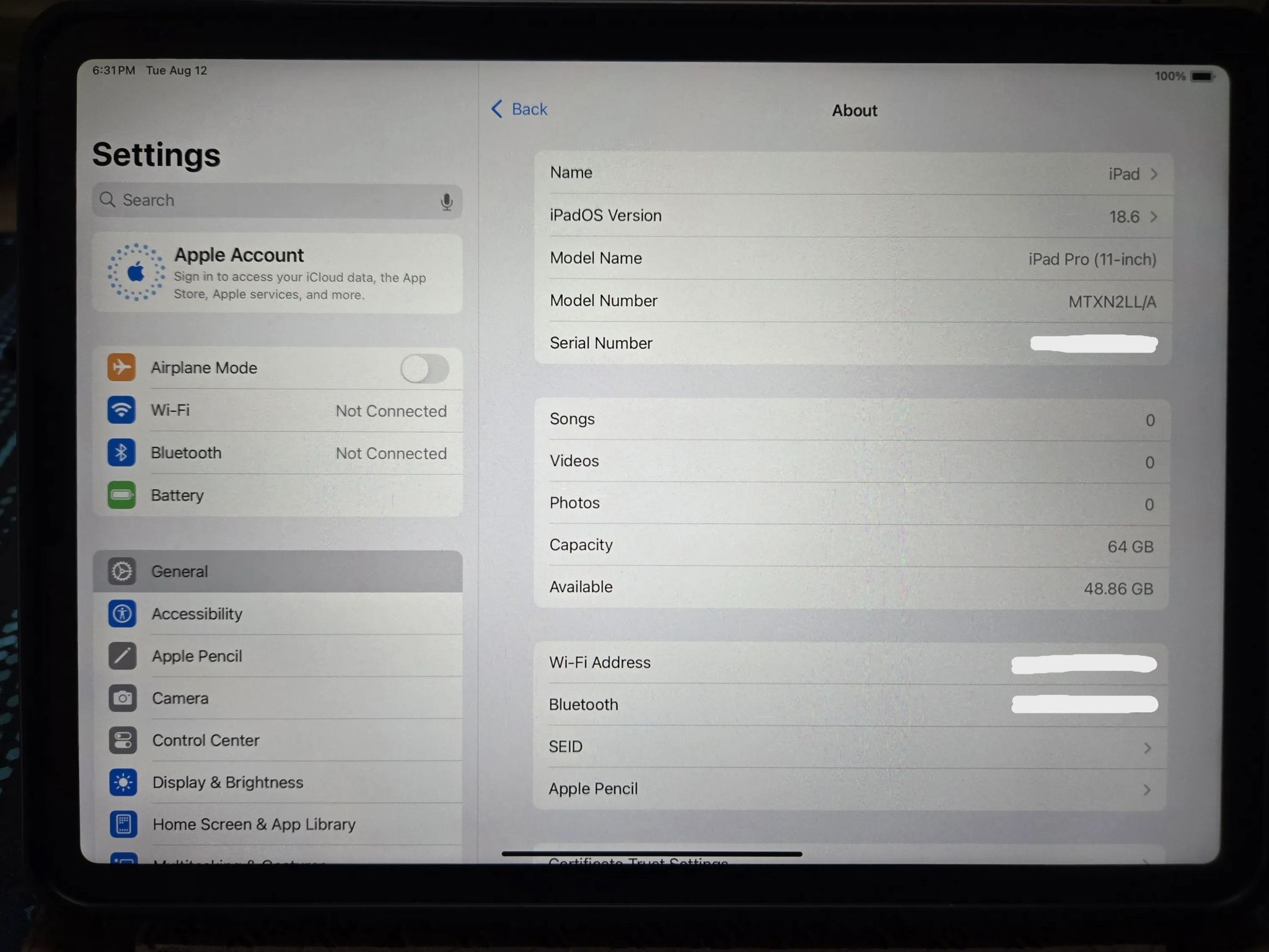 iPad Pro Gen 1 (11-inch) (+Accessories)
