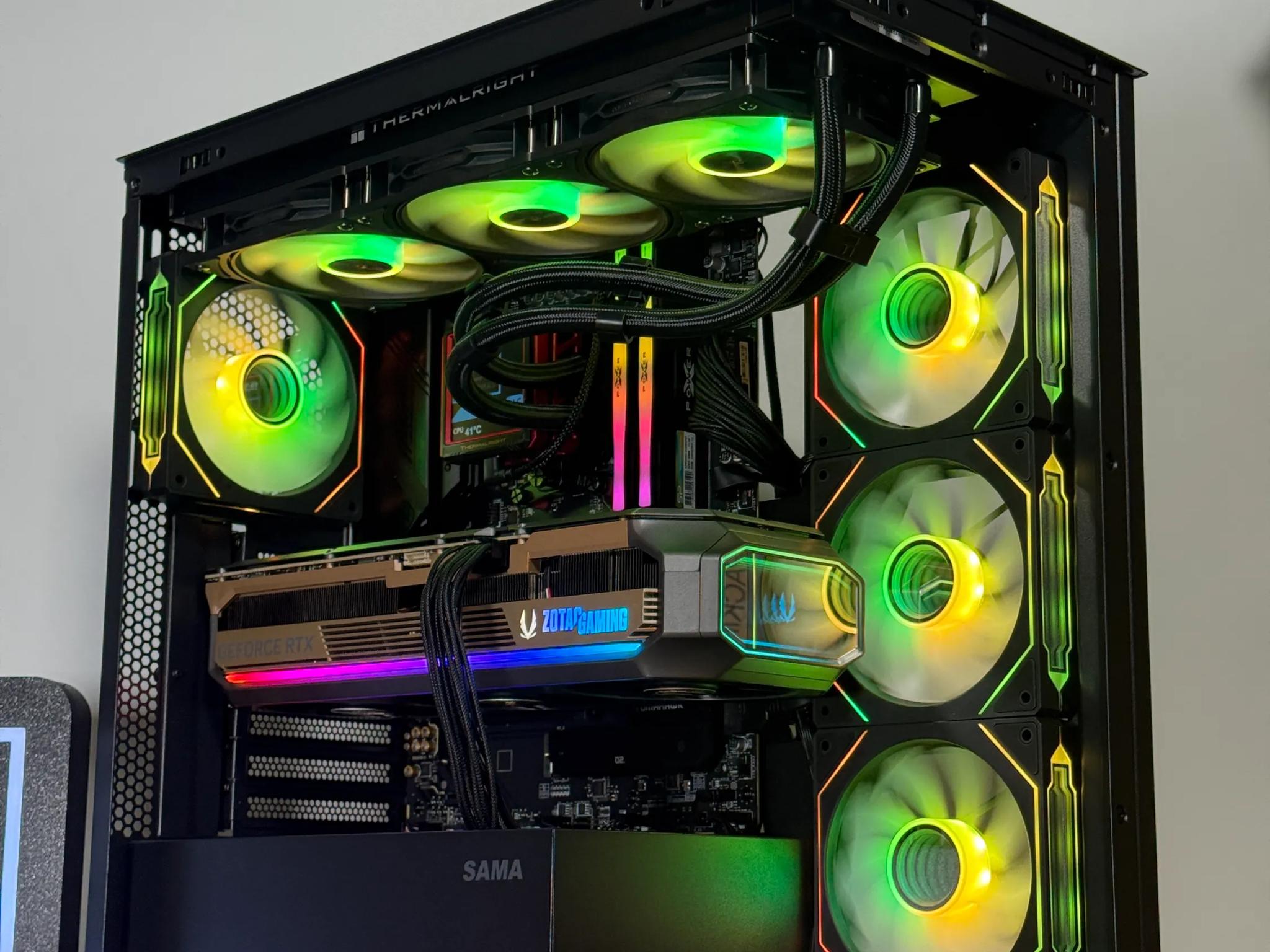 RTX 5090 Flagship Gaming PC 9800x3d 64gb DDR5 4TB NVME SSD