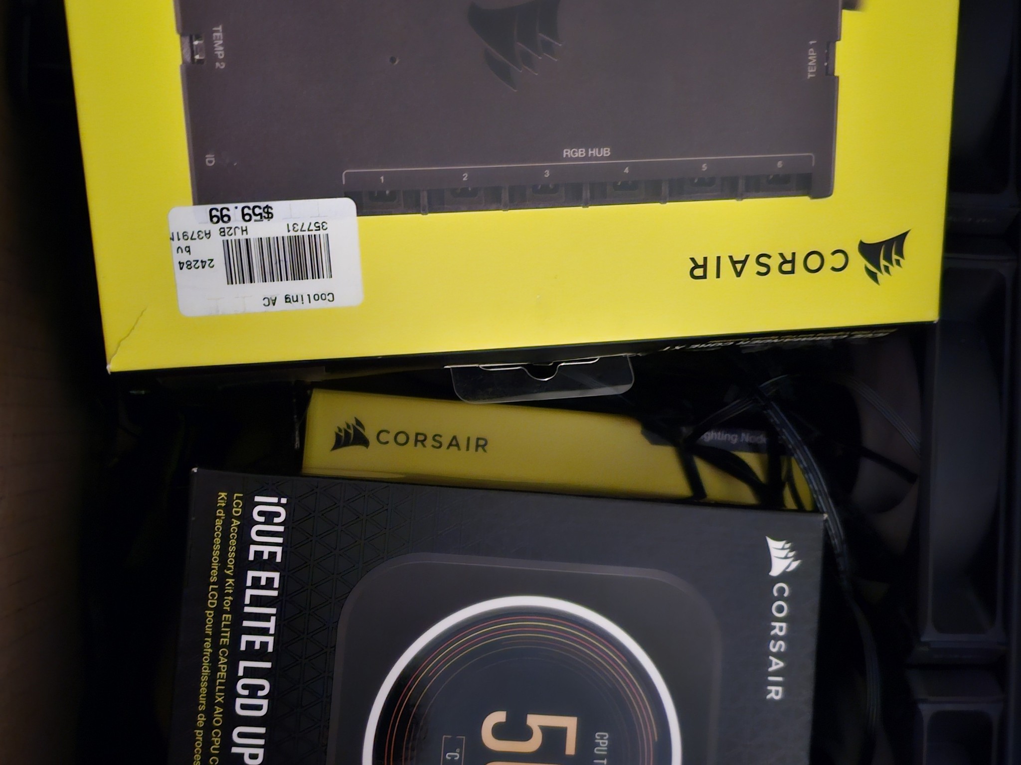 Corsair iCUE H150i Elite Capellix Liquid CPU Cooler - Black version