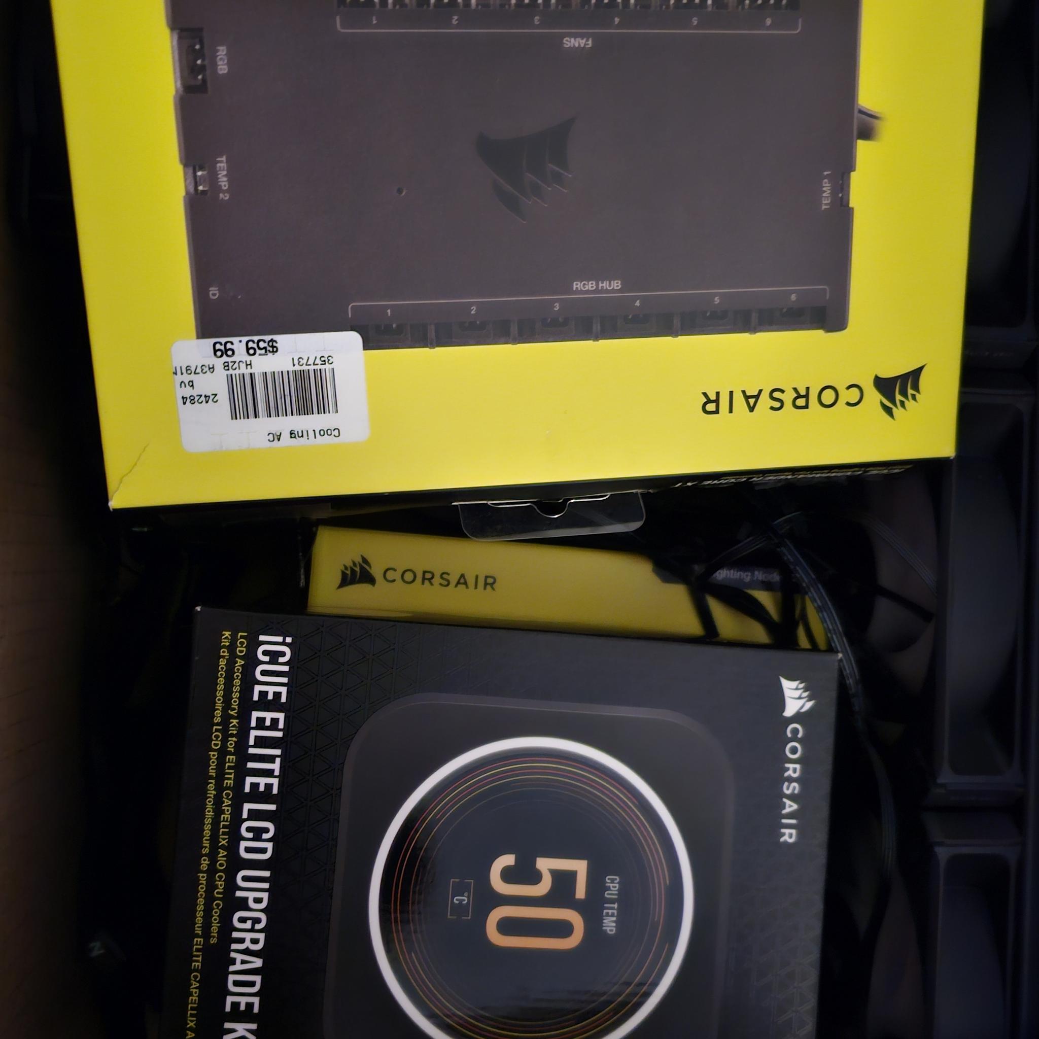 Corsair iCUE H150i Elite Capellix Liquid CPU Cooler - Black version